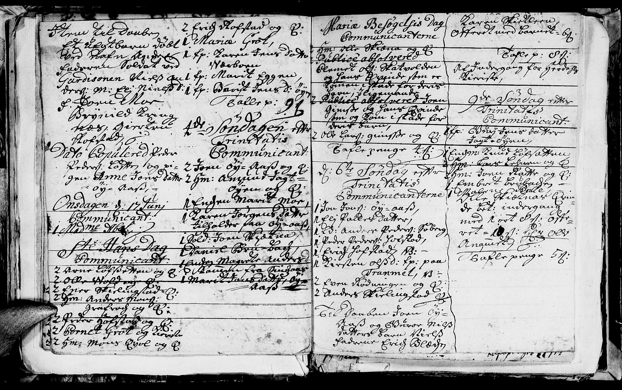 Ministerialprotokoller, klokkerbøker og fødselsregistre - Sør-Trøndelag, AV/SAT-A-1456/691/L1090: Parish register (copy) no. 691C01, 1732-1742