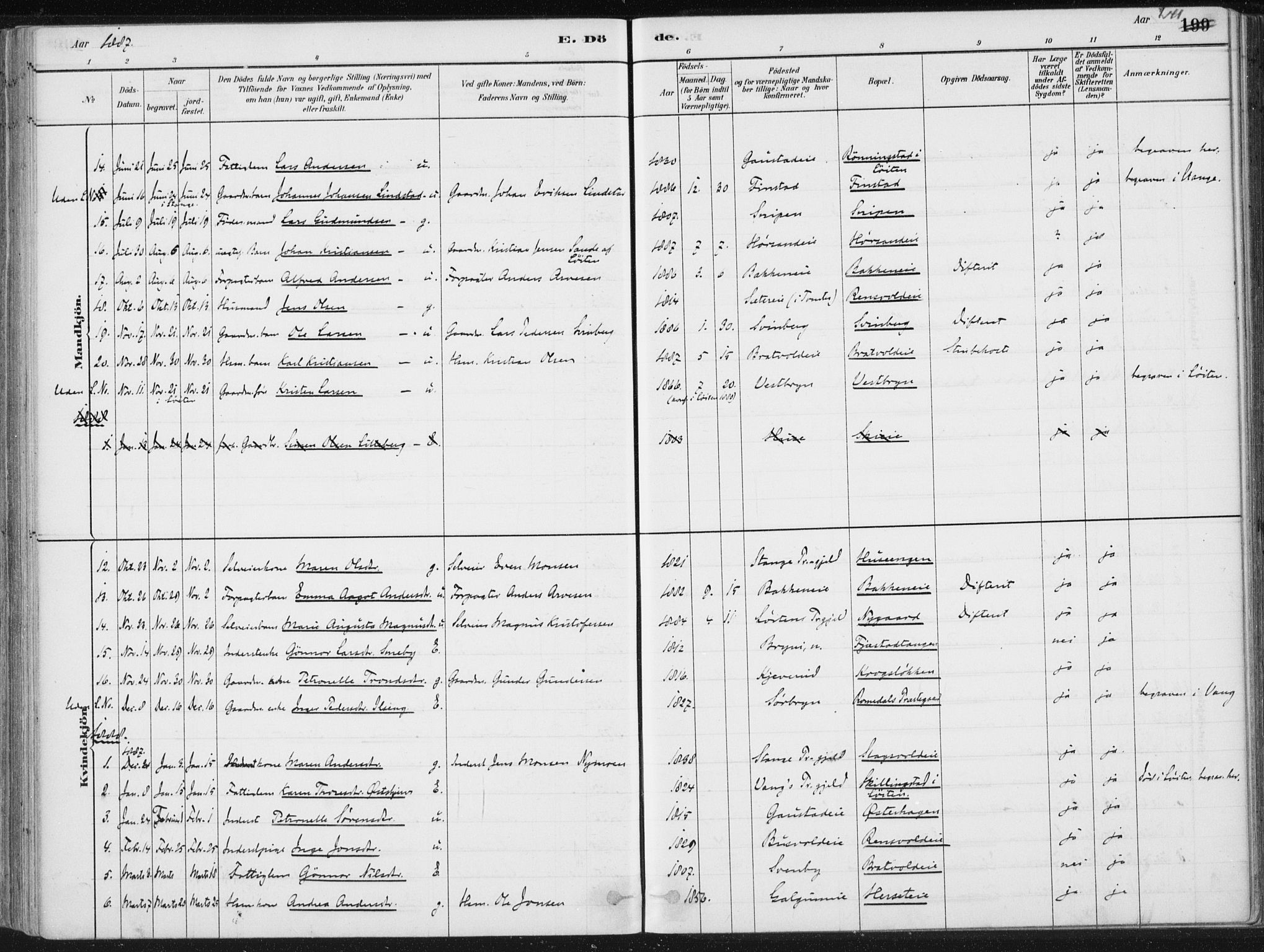 Romedal prestekontor, SAH/PREST-004/K/L0010: Parish register (official) no. 10, 1880-1895, p. 241