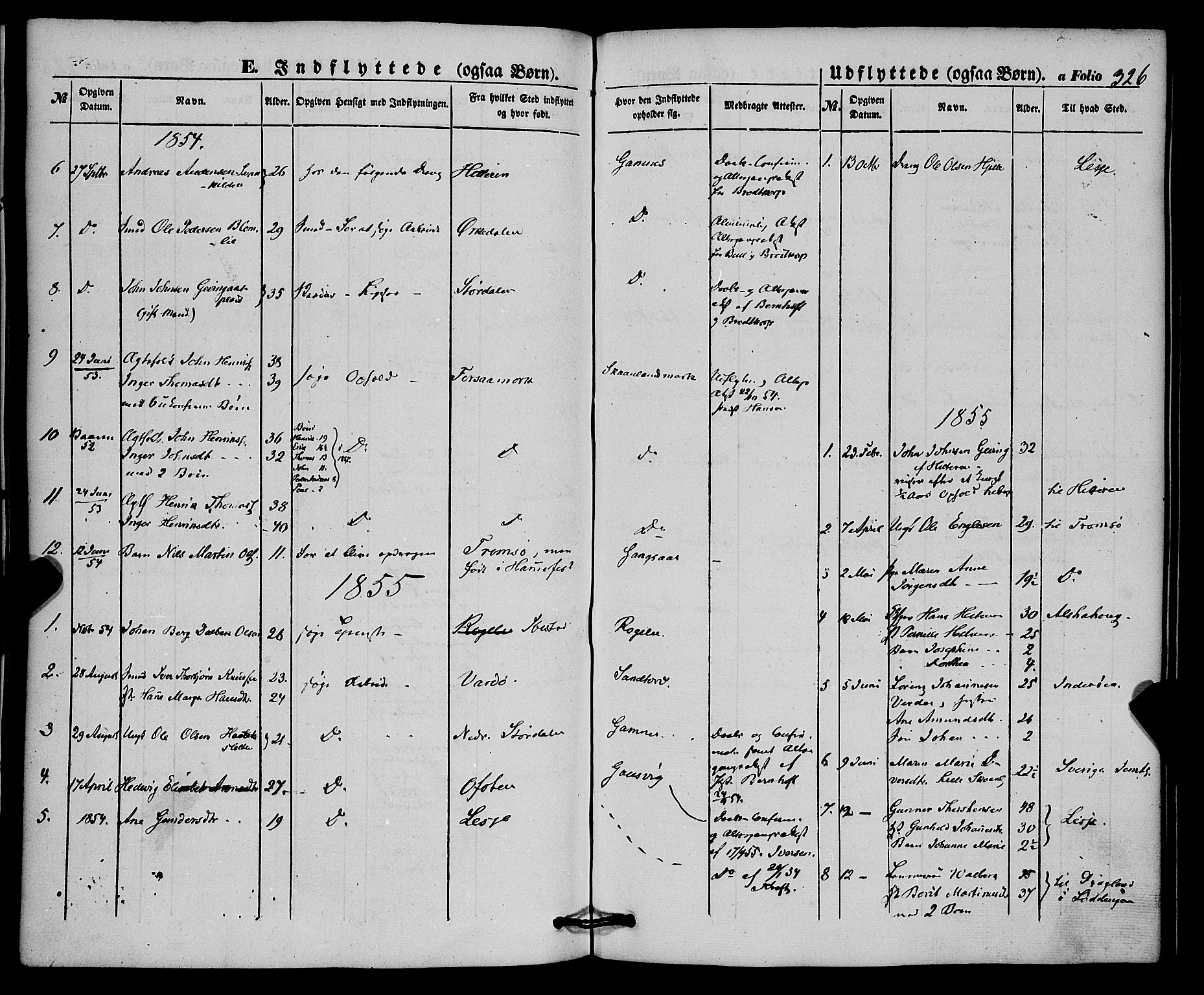 Trondenes sokneprestkontor, SATØ/S-1319/H/Ha/L0011kirke: Parish register (official) no. 11, 1853-1862, p. 326