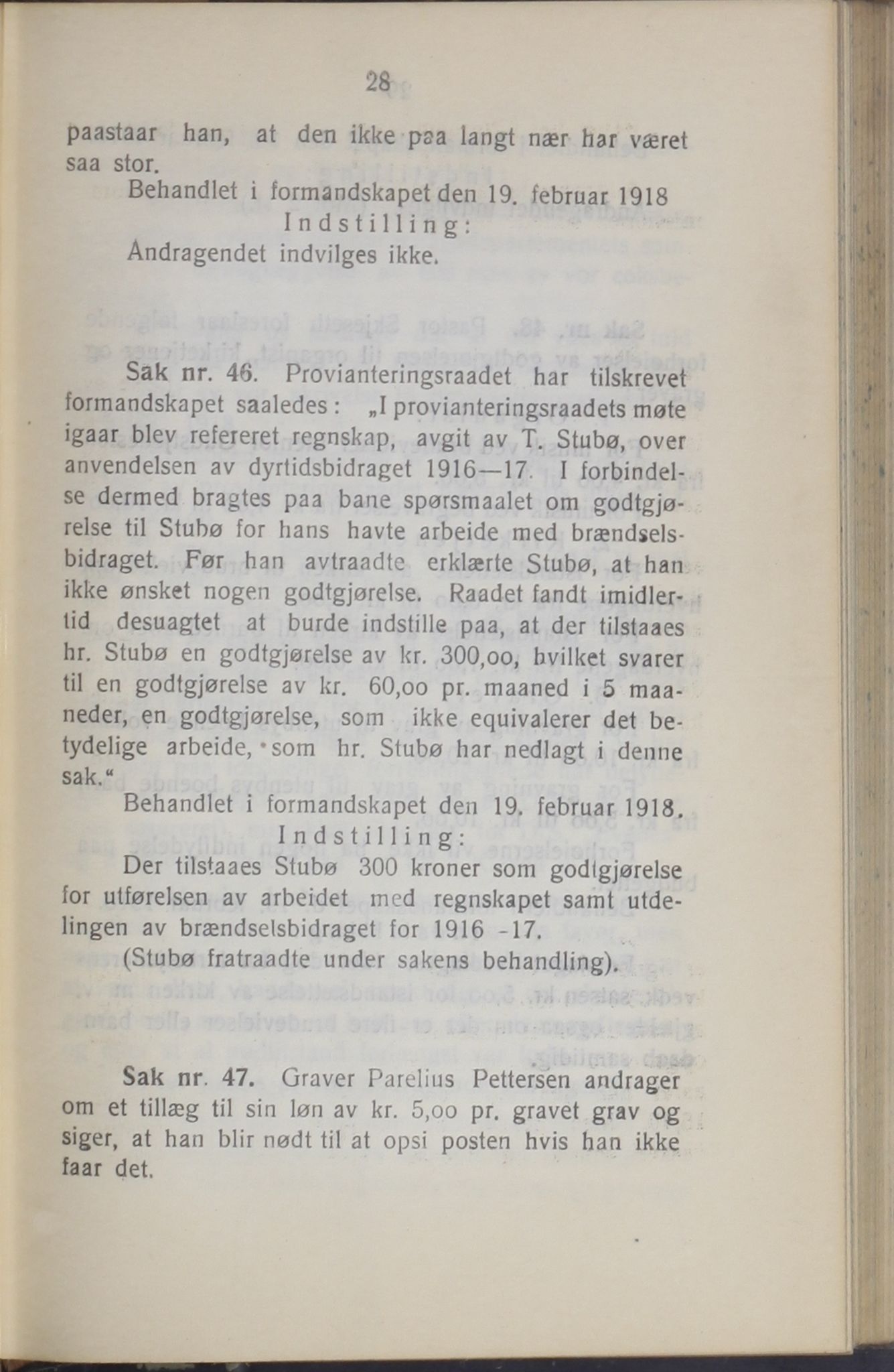 Narvik kommune. Formannskap , AIN/K-18050.150/A/Ab/L0008: Møtebok, 1918
