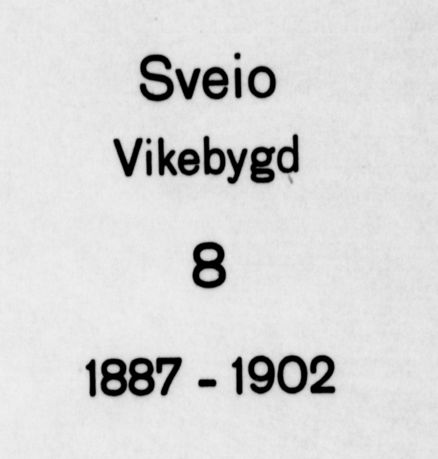 Sveio Sokneprestembete, SAB/A-78501/H/Hab: Parish register (copy) no. C 3, 1887-1902