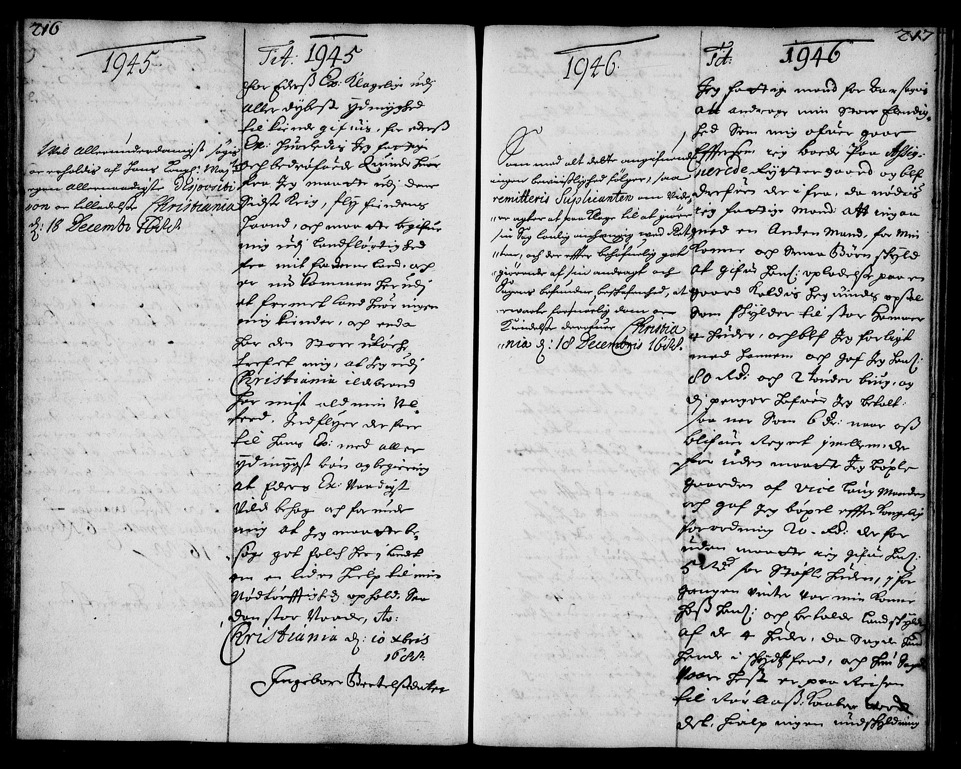 Stattholderembetet 1572-1771, AV/RA-EA-2870/Ae/L0006: Supplikasjons- og resolusjonsprotokoll, 1688-1689, p. 216-217