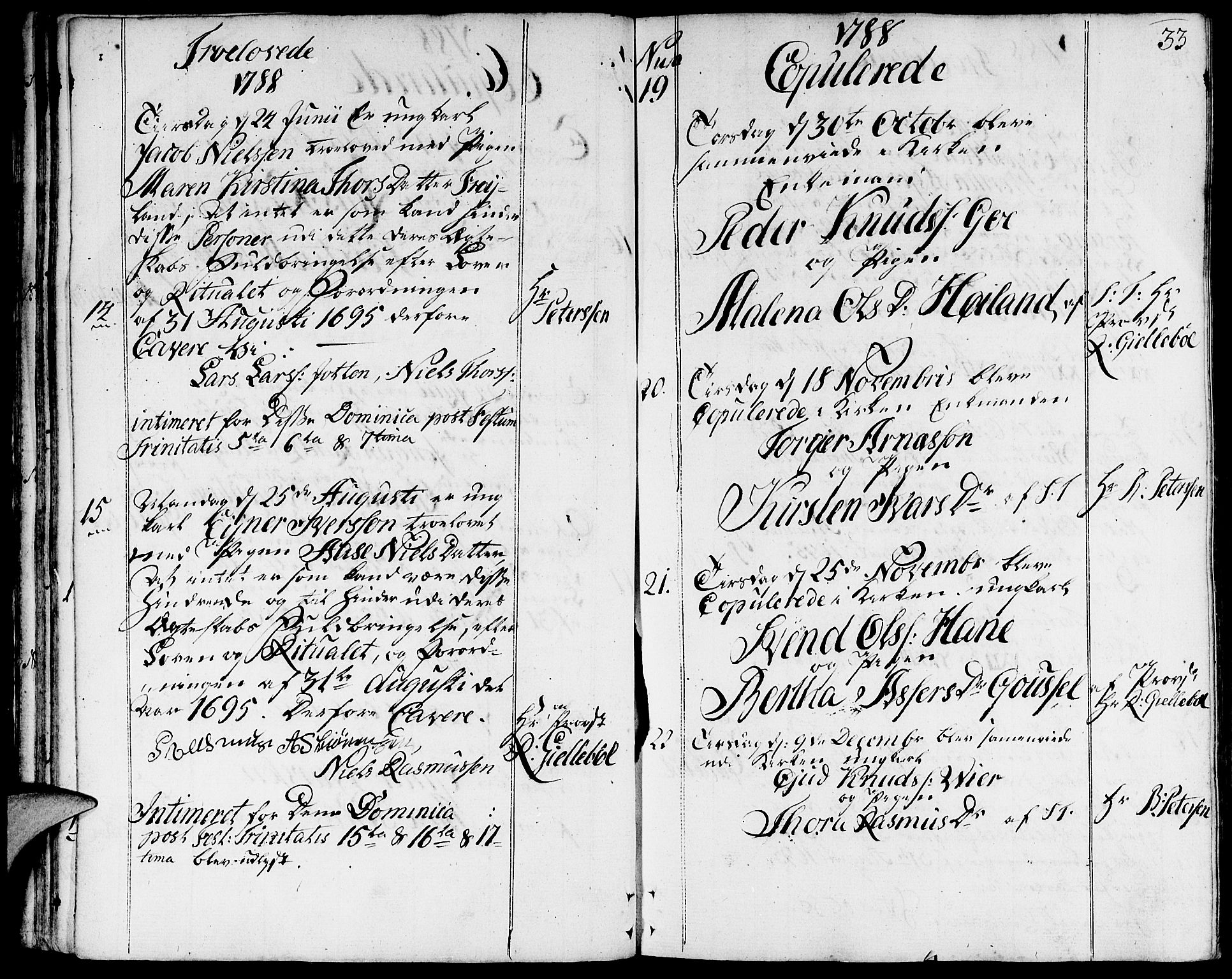 Domkirken sokneprestkontor, AV/SAST-A-101812/001/30/30BA/L0006: Parish register (official) no. A 6, 1783-1815, p. 33