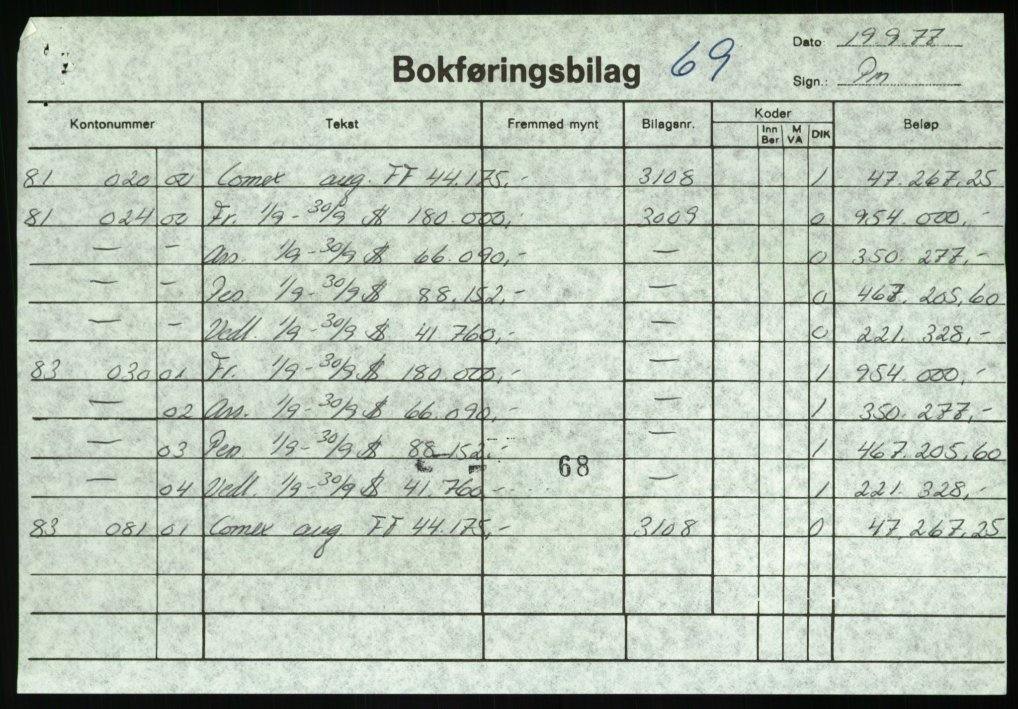 Pa 1503 - Stavanger Drilling AS, AV/SAST-A-101906/D/L0003: Korrespondanse og saksdokumenter, 1977-1982, p. 23