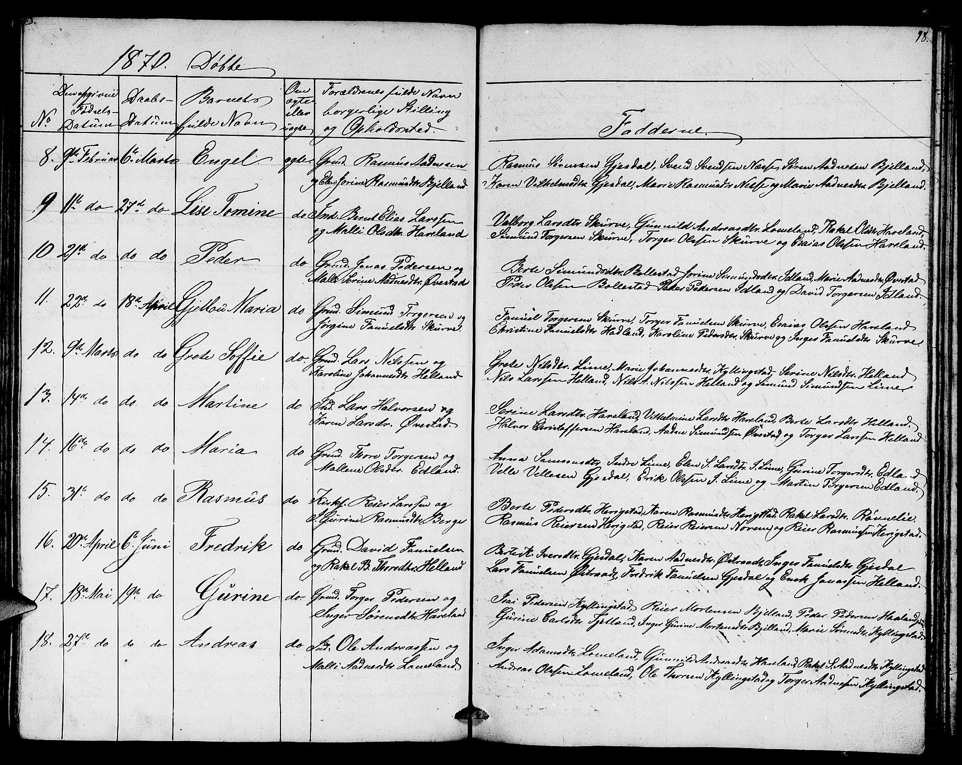 Lye sokneprestkontor, AV/SAST-A-101794/001/30BB/L0003: Parish register (copy) no. B 3, 1852-1874, p. 48