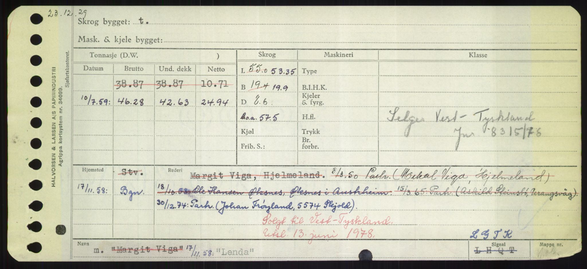 Sjøfartsdirektoratet med forløpere, Skipsmålingen, RA/S-1627/H/Hd/L0022: Fartøy, L-Lia, p. 359