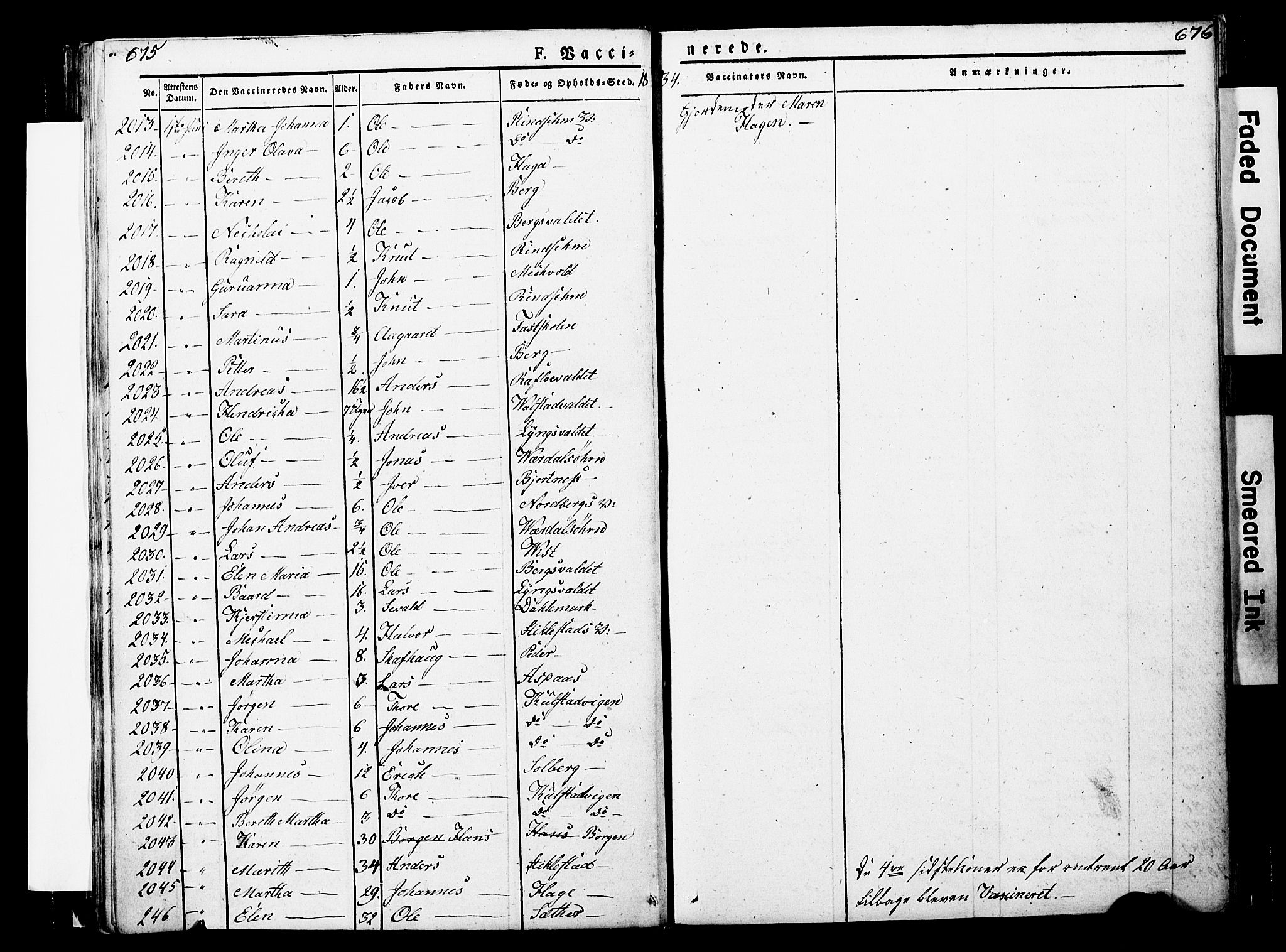 Ministerialprotokoller, klokkerbøker og fødselsregistre - Nord-Trøndelag, SAT/A-1458/723/L0243: Parish register (official) no. 723A12, 1822-1851, p. 675-676