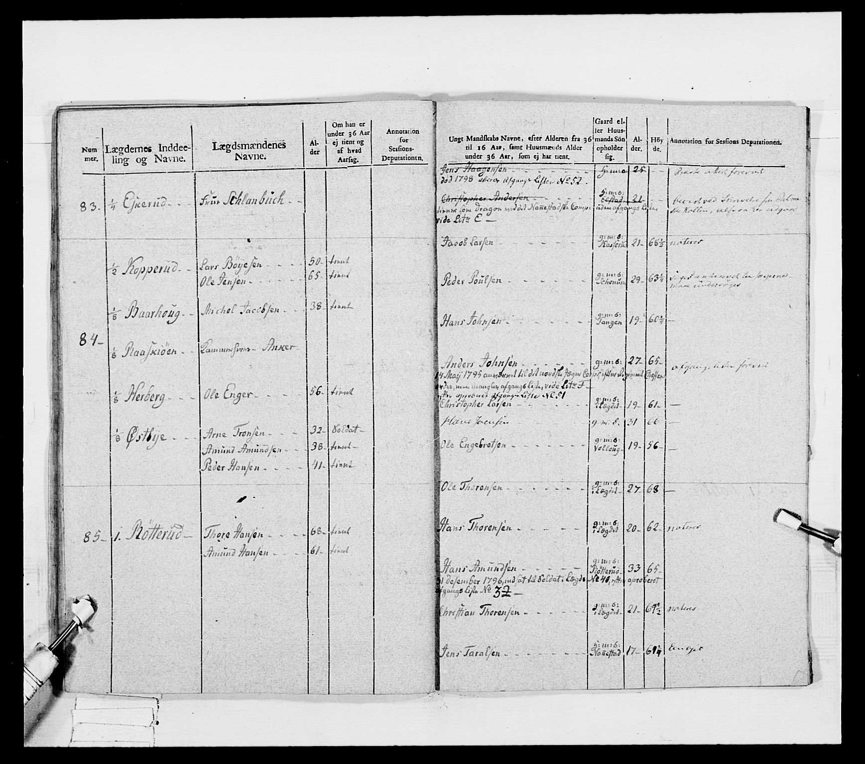 Generalitets- og kommissariatskollegiet, Det kongelige norske kommissariatskollegium, AV/RA-EA-5420/E/Eh/L0040: 1. Akershusiske nasjonale infanteriregiment, 1792-1800, p. 528