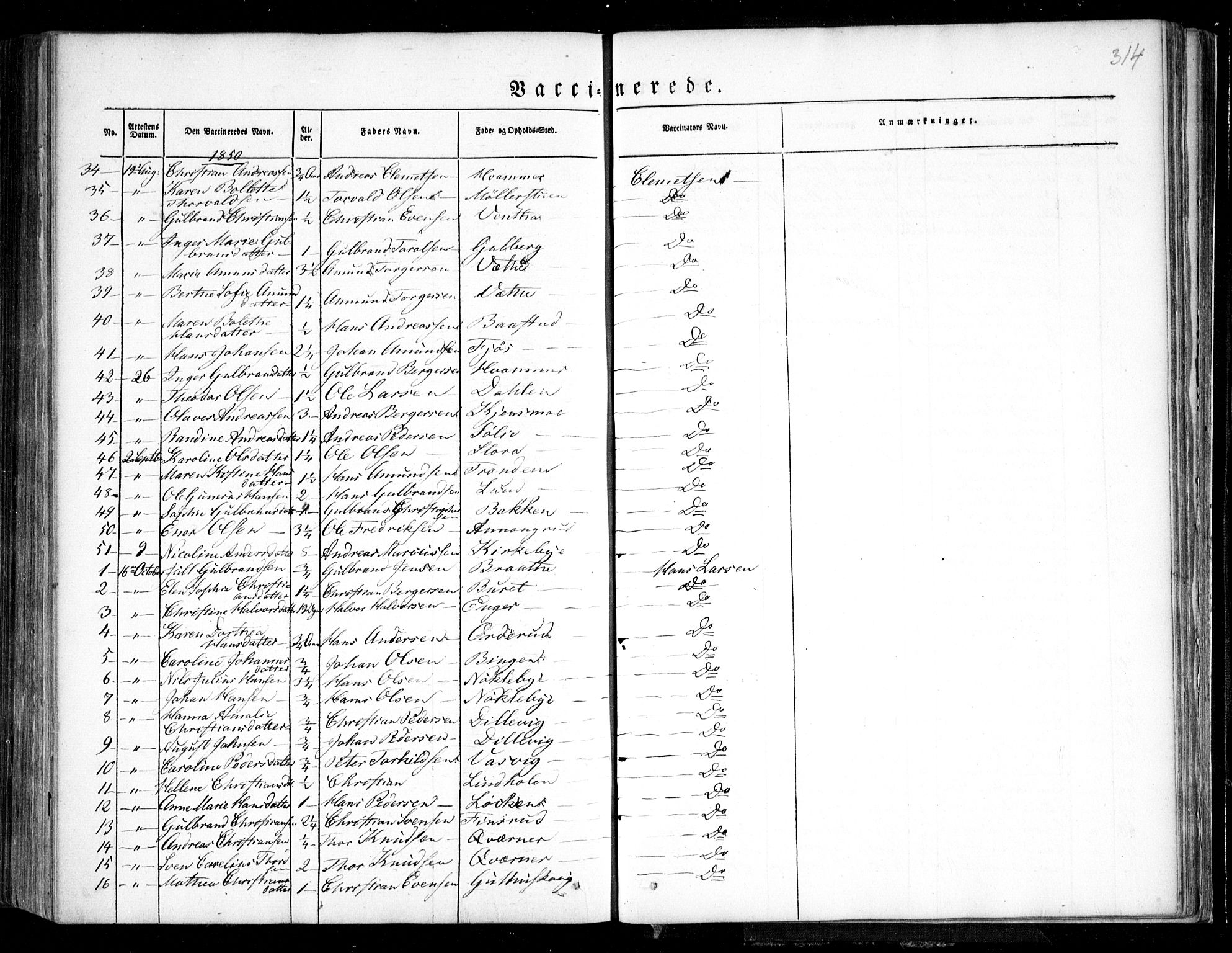 Trøgstad prestekontor Kirkebøker, AV/SAO-A-10925/F/Fa/L0007: Parish register (official) no. I 7, 1845-1854, p. 314