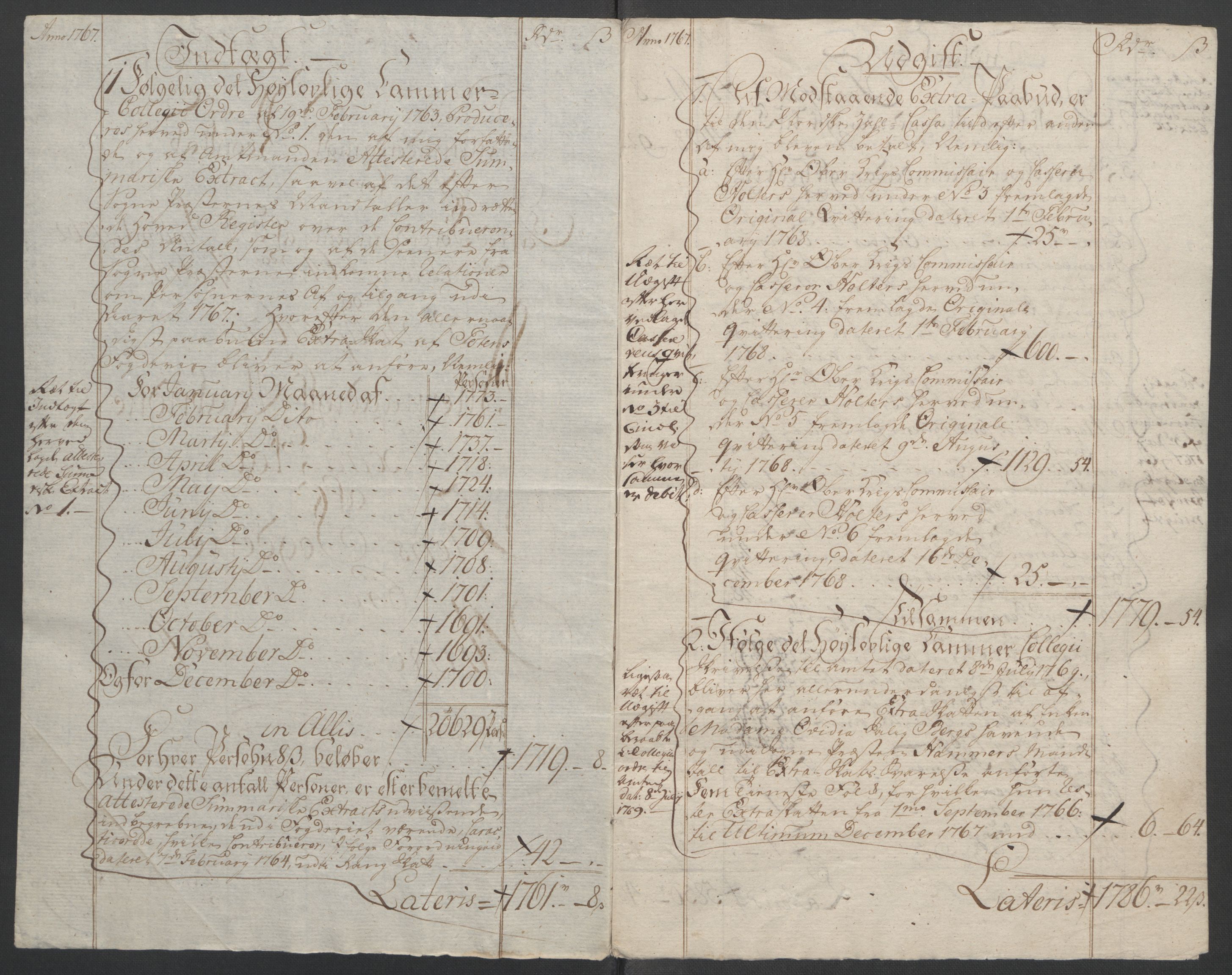 Rentekammeret inntil 1814, Reviderte regnskaper, Fogderegnskap, RA/EA-4092/R19/L1399: Fogderegnskap Toten, Hadeland og Vardal, 1762-1783, p. 132