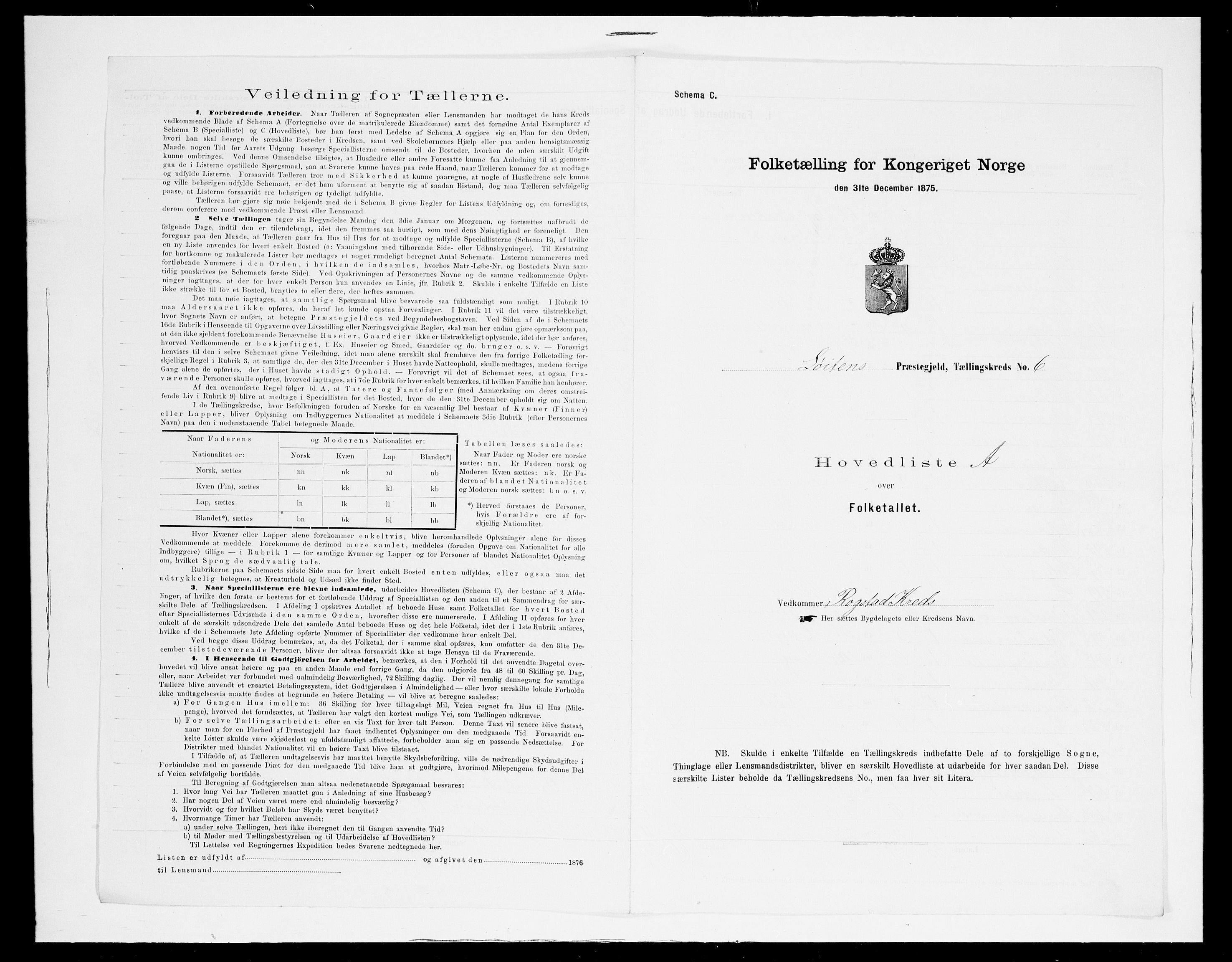 SAH, 1875 census for 0415P Løten, 1875, p. 40