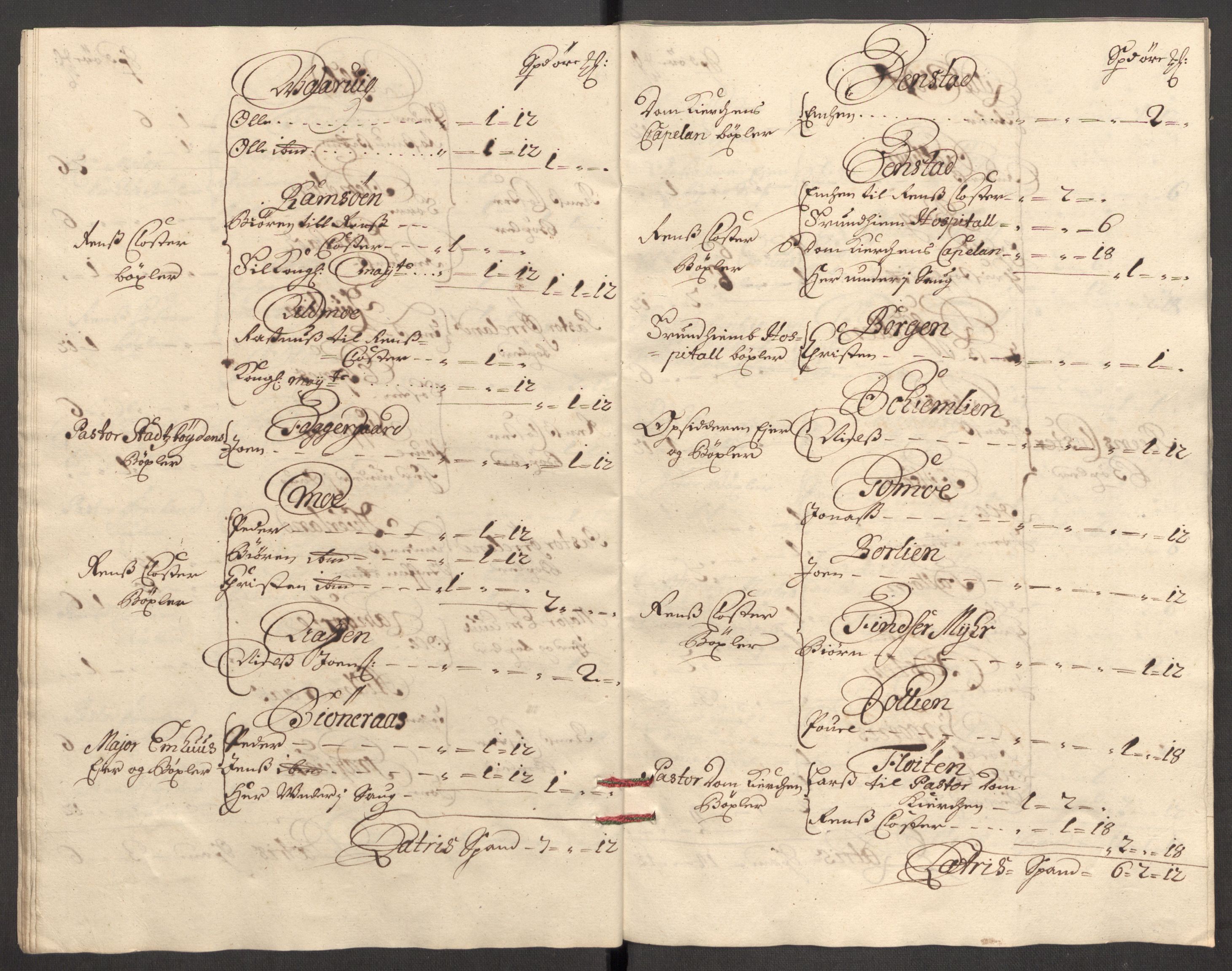 Rentekammeret inntil 1814, Reviderte regnskaper, Fogderegnskap, AV/RA-EA-4092/R57/L3855: Fogderegnskap Fosen, 1702-1703, p. 258