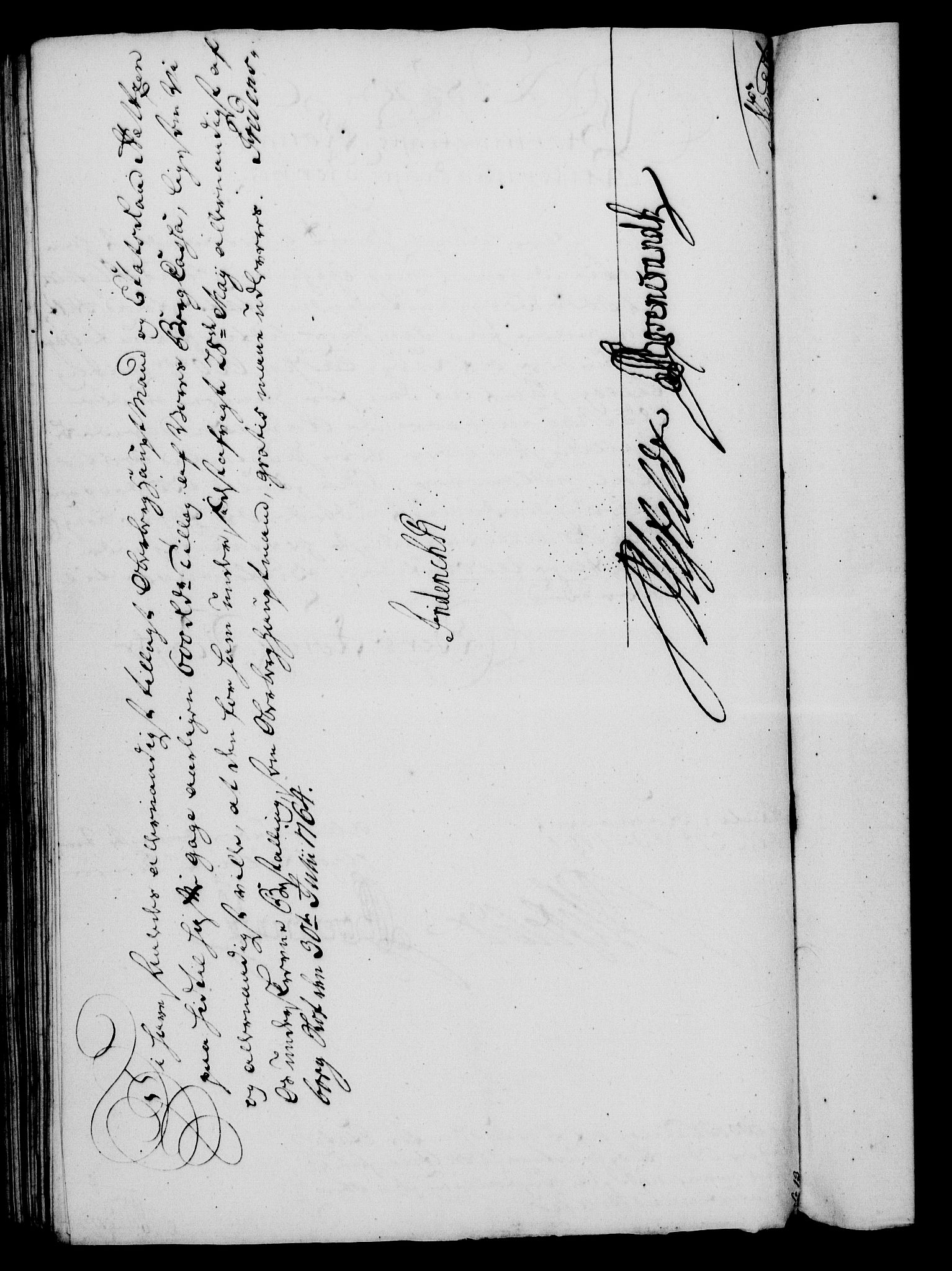 Rentekammeret, Kammerkanselliet, RA/EA-3111/G/Gf/Gfa/L0046: Norsk relasjons- og resolusjonsprotokoll (merket RK 52.46), 1764, p. 303