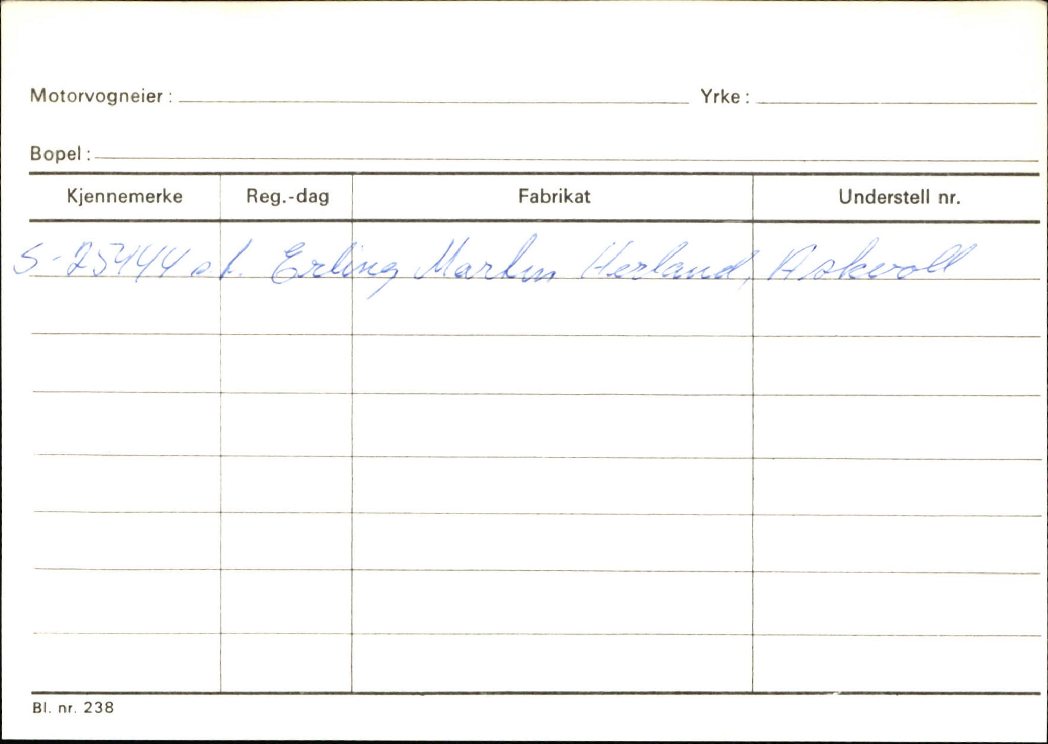 Statens vegvesen, Sogn og Fjordane vegkontor, AV/SAB-A-5301/4/F/L0132: Eigarregister Askvoll A-Å. Balestrand A-Å, 1945-1975, p. 517