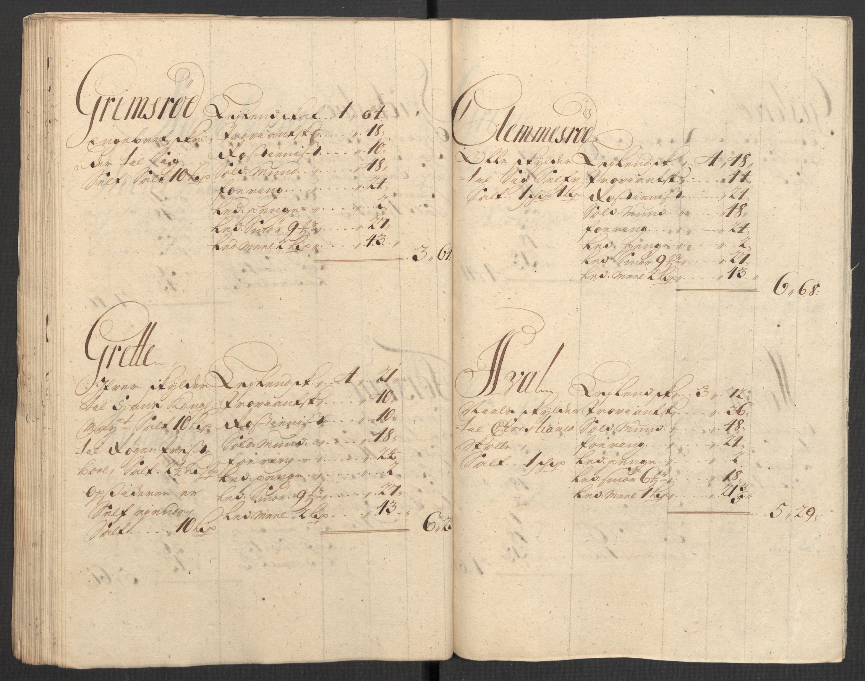 Rentekammeret inntil 1814, Reviderte regnskaper, Fogderegnskap, AV/RA-EA-4092/R31/L1703: Fogderegnskap Hurum, Røyken, Eiker, Lier og Buskerud, 1709, p. 110