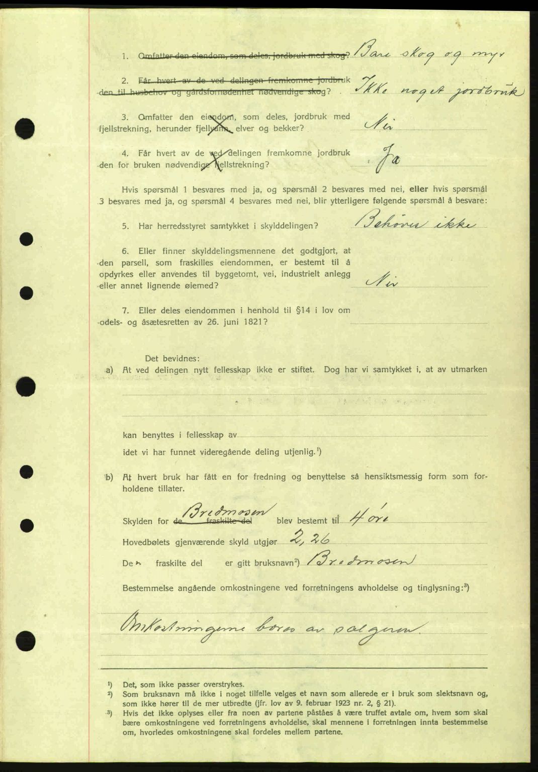 Idd og Marker sorenskriveri, AV/SAO-A-10283/G/Gb/Gbb/L0004: Mortgage book no. A4, 1940-1941, Diary no: : 247/1940