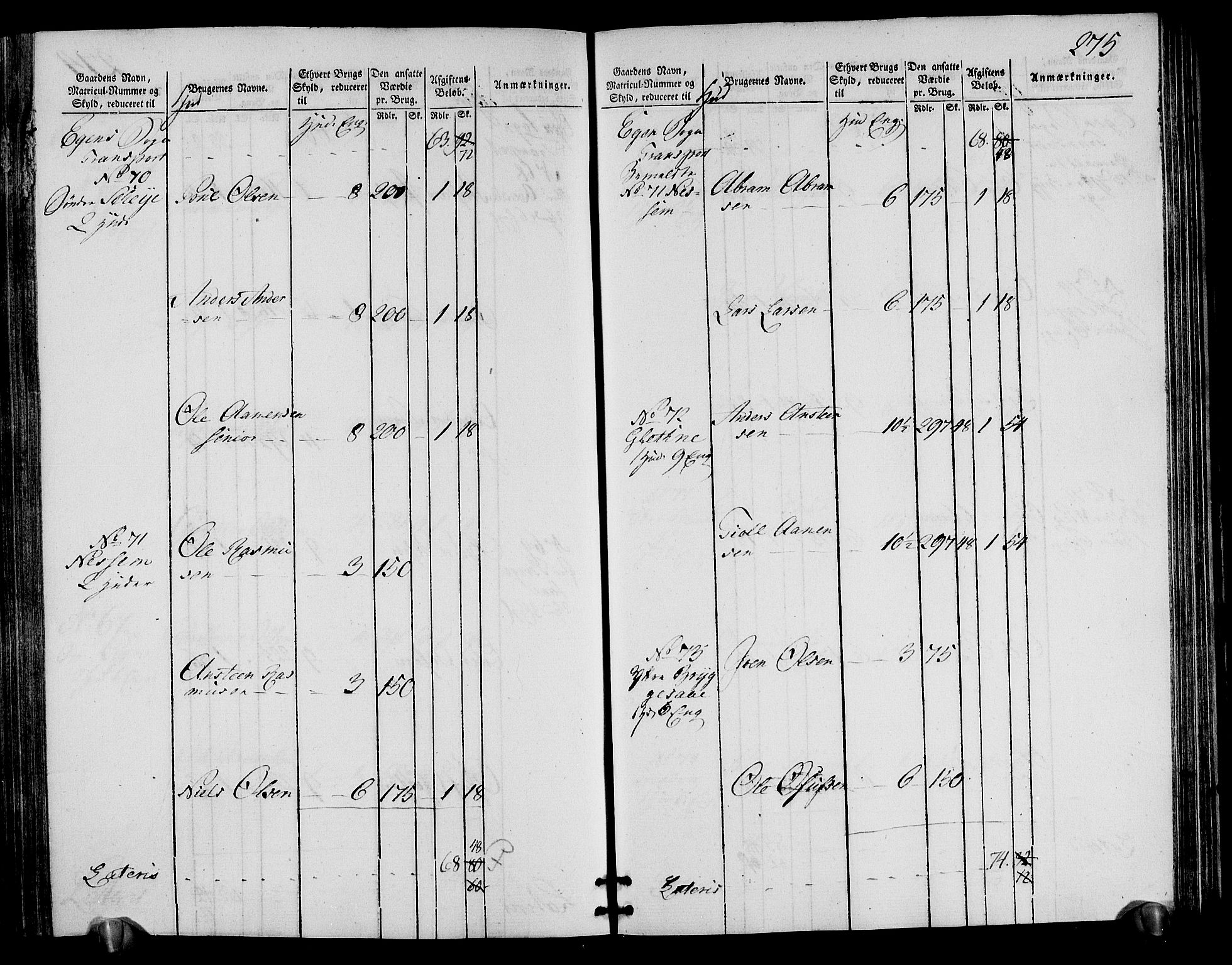 Rentekammeret inntil 1814, Realistisk ordnet avdeling, AV/RA-EA-4070/N/Ne/Nea/L0095: Lista fogderi. Oppebørselsregister, 1803-1804, p. 282