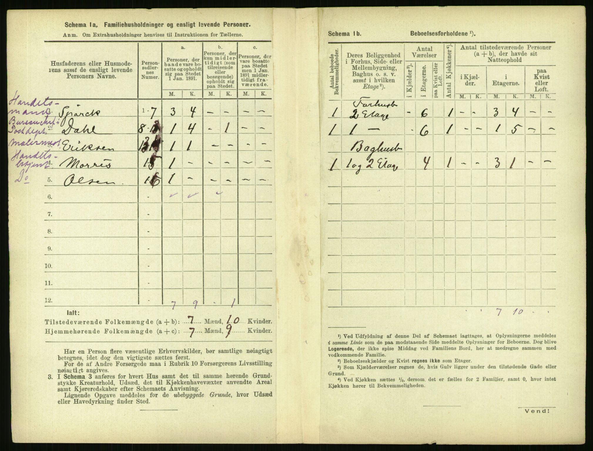 RA, 1891 census for 0301 Kristiania, 1891, p. 41268