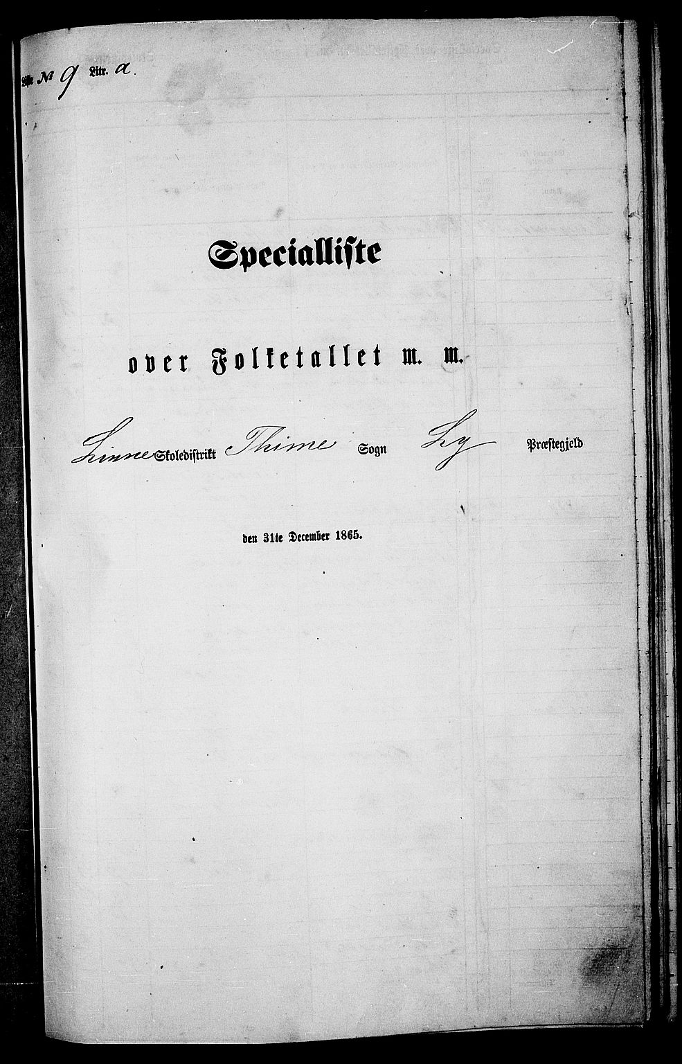 RA, 1865 census for Lye, 1865, p. 100