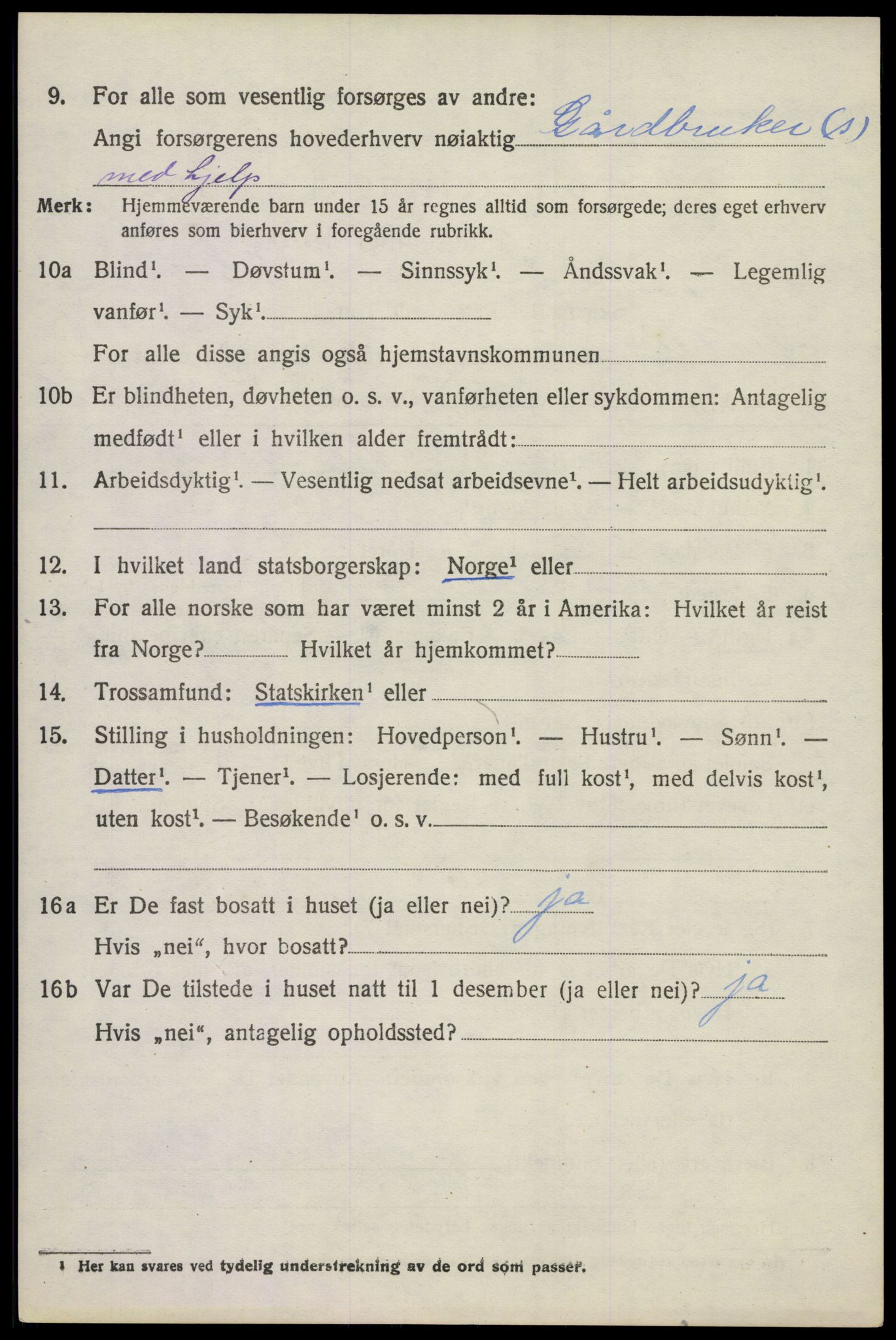 SAKO, 1920 census for Lardal, 1920, p. 2058