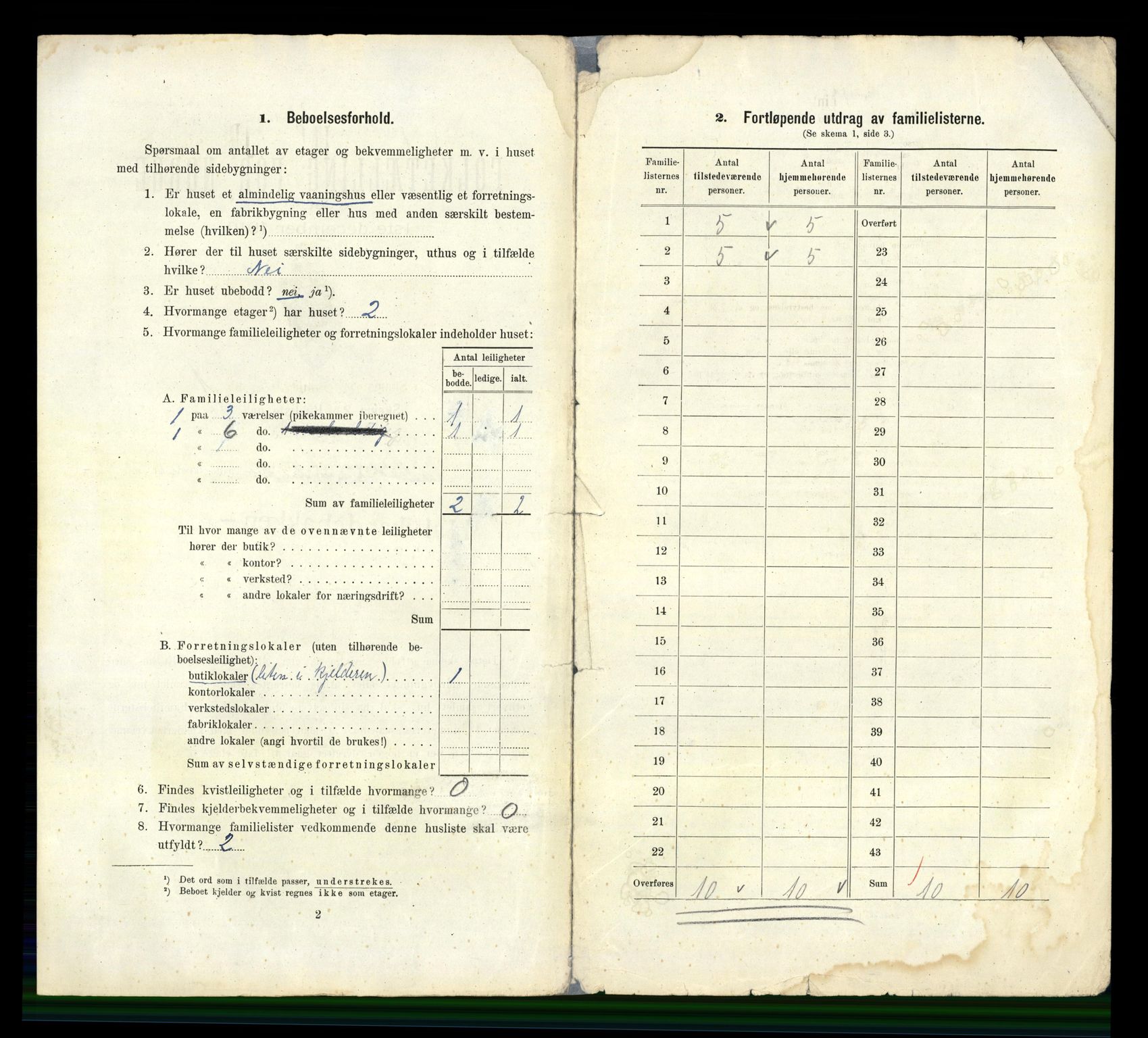 RA, 1910 census for Bergen, 1910, p. 19044