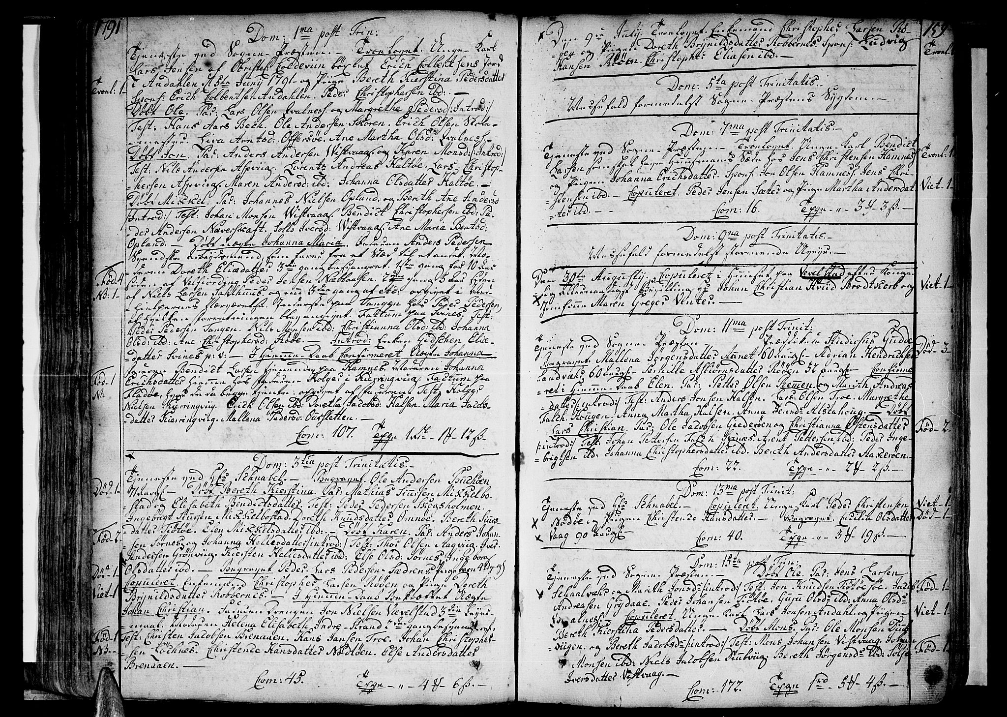 Ministerialprotokoller, klokkerbøker og fødselsregistre - Nordland, SAT/A-1459/830/L0440: Parish register (official) no. 830A07 /2, 1776-1800, p. 159