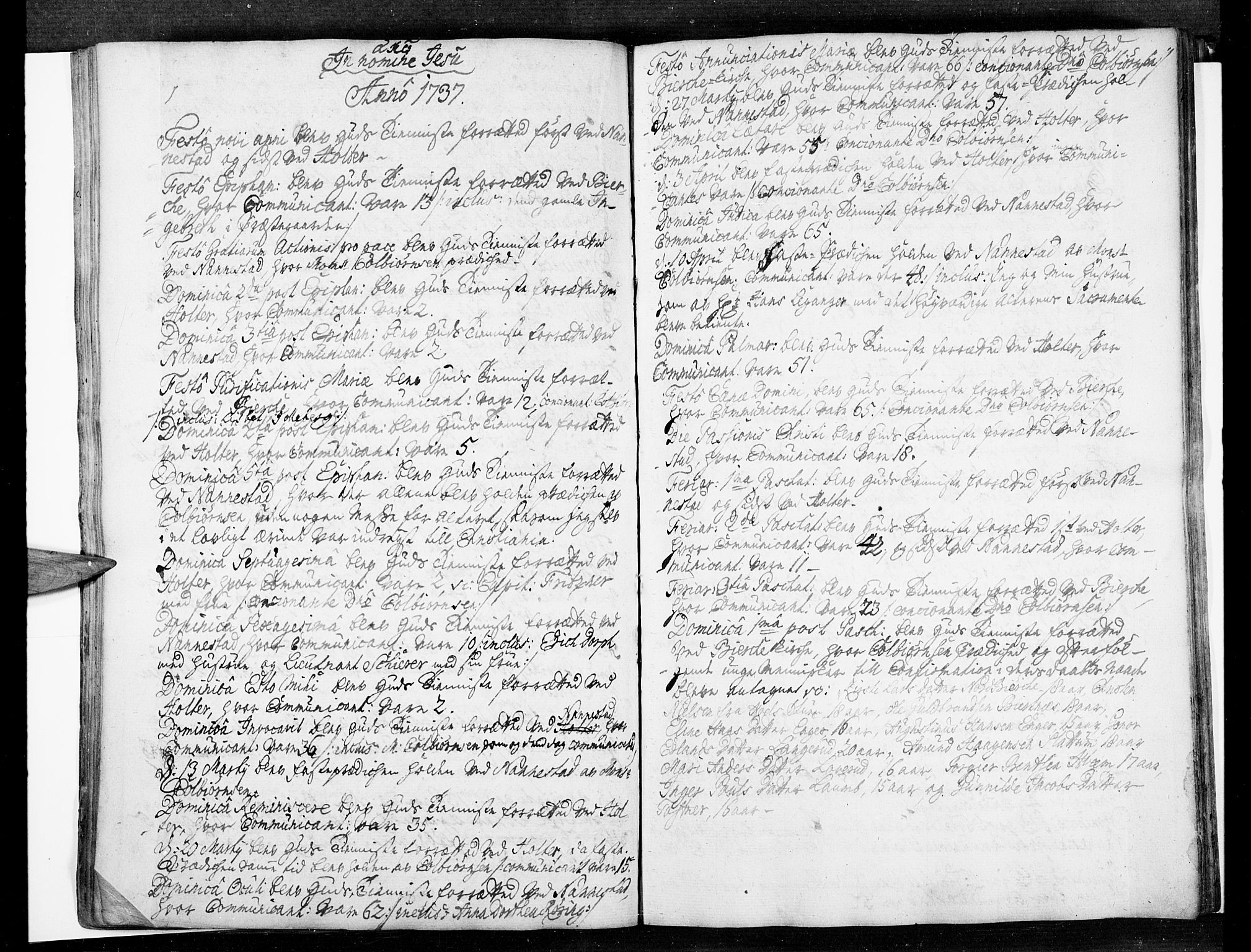 Nannestad prestekontor Kirkebøker, SAO/A-10414a/F/Fa/L0004: Parish register (official) no. I 4, 1716-1753