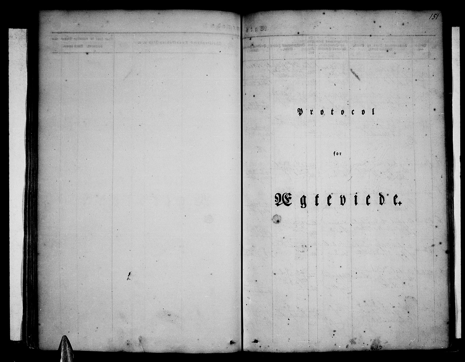 Vik sokneprestembete, SAB/A-81501: Parish register (official) no. A 7, 1831-1845, p. 151