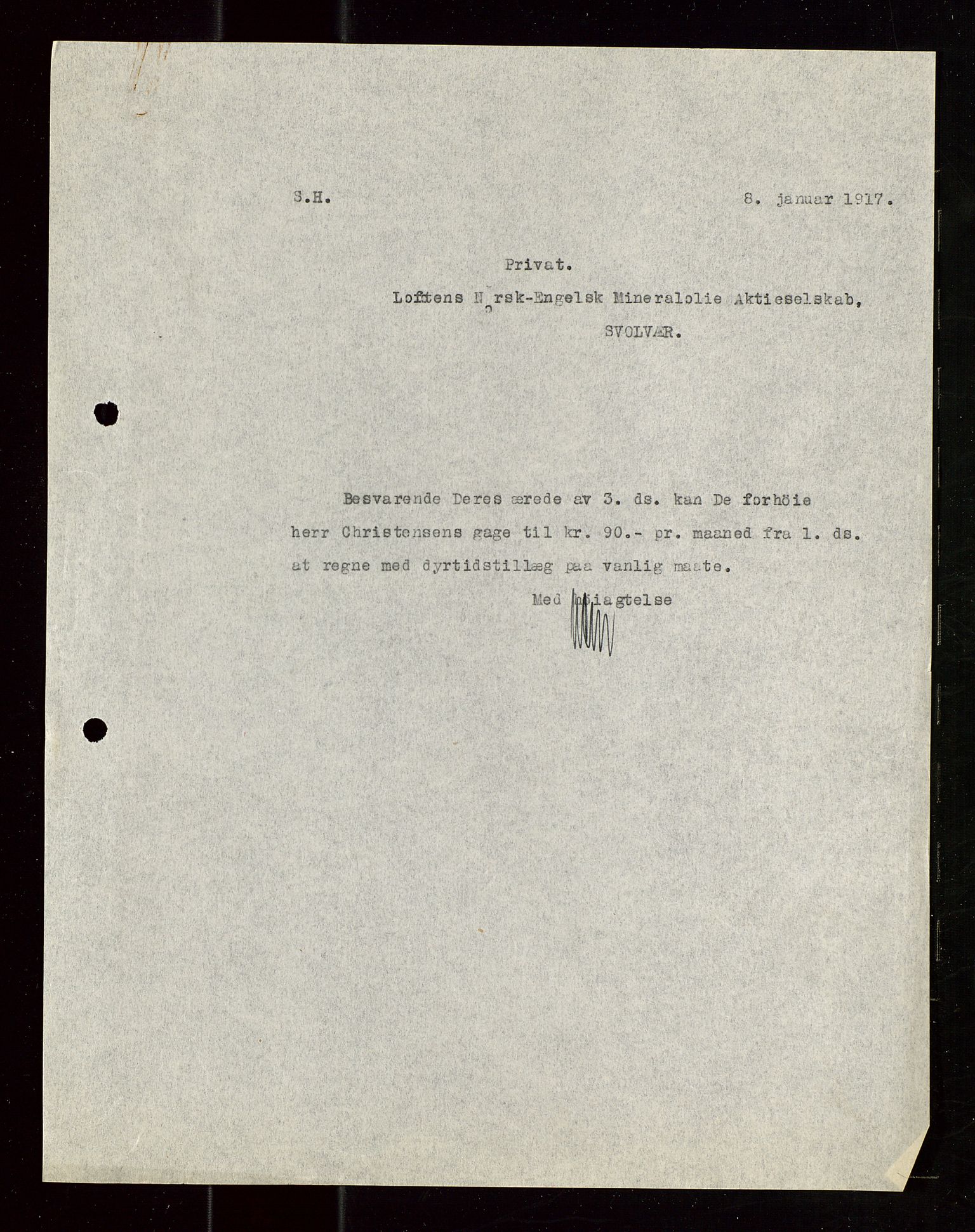 Pa 1521 - A/S Norske Shell, AV/SAST-A-101915/E/Ea/Eaa/L0019: Sjefskorrespondanse, 1917, p. 681