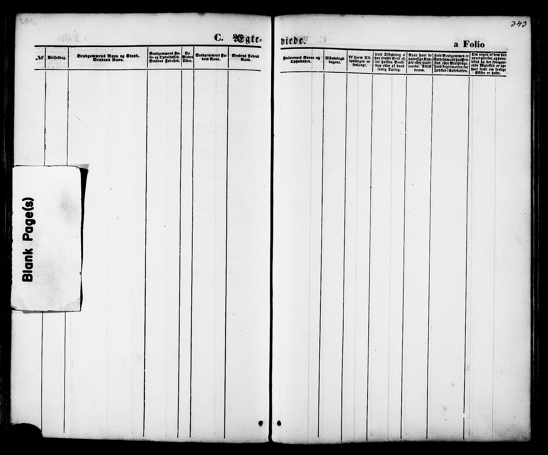 Ministerialprotokoller, klokkerbøker og fødselsregistre - Nordland, AV/SAT-A-1459/880/L1132: Parish register (official) no. 880A06, 1869-1887, p. 343