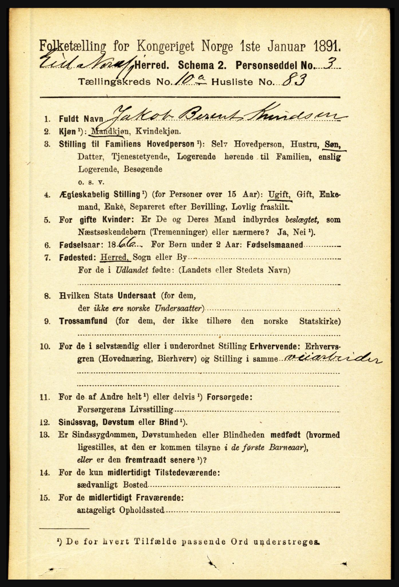 RA, 1891 census for 1443 Eid, 1891, p. 3275