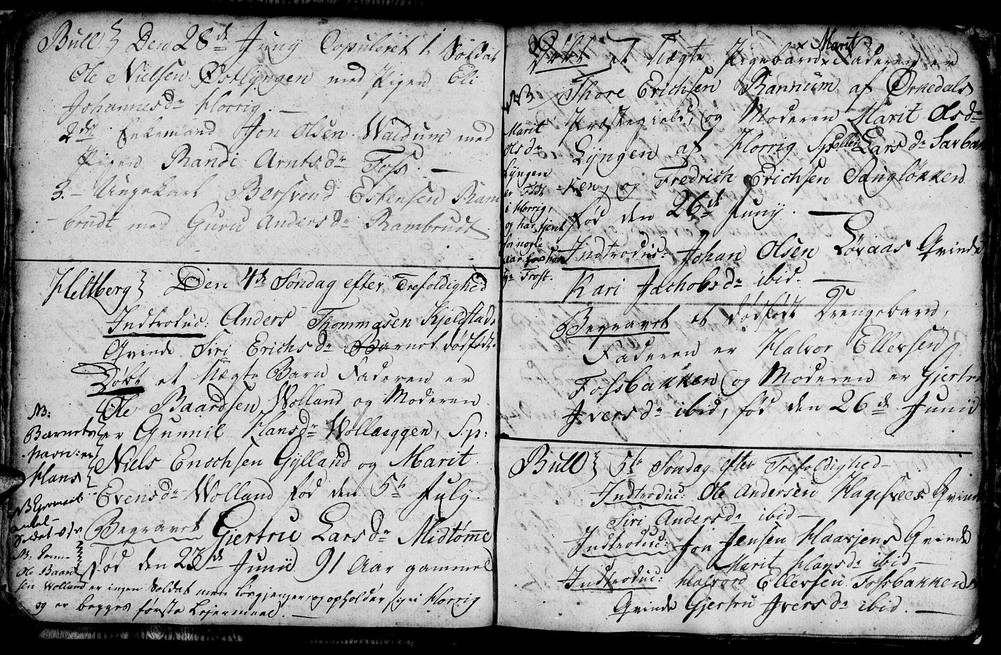 Ministerialprotokoller, klokkerbøker og fødselsregistre - Sør-Trøndelag, AV/SAT-A-1456/692/L1107: Parish register (copy) no. 692C02, 1809-1824