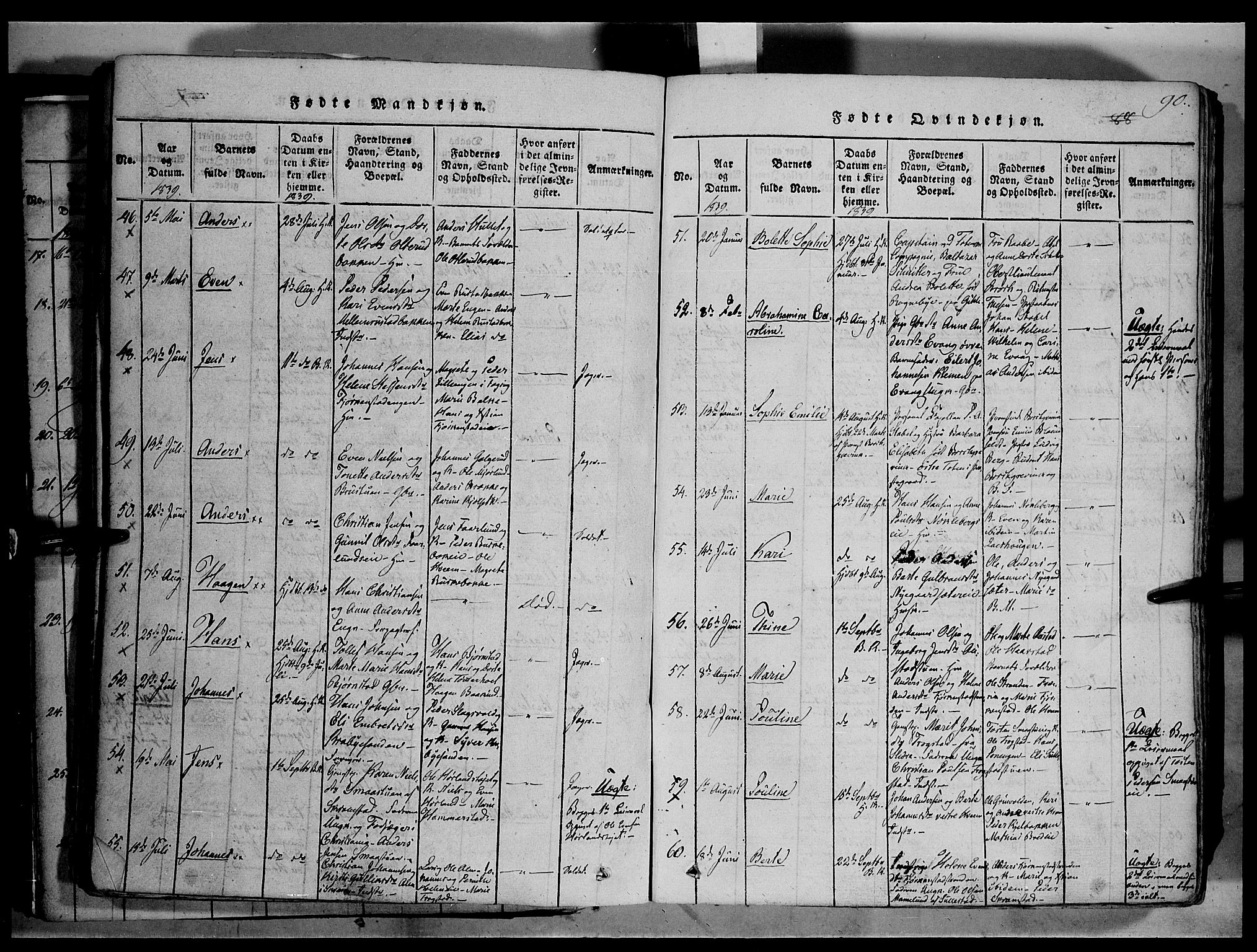 Østre Toten prestekontor, AV/SAH-PREST-104/H/Ha/Haa/L0001: Parish register (official) no. 1, 1828-1839, p. 90