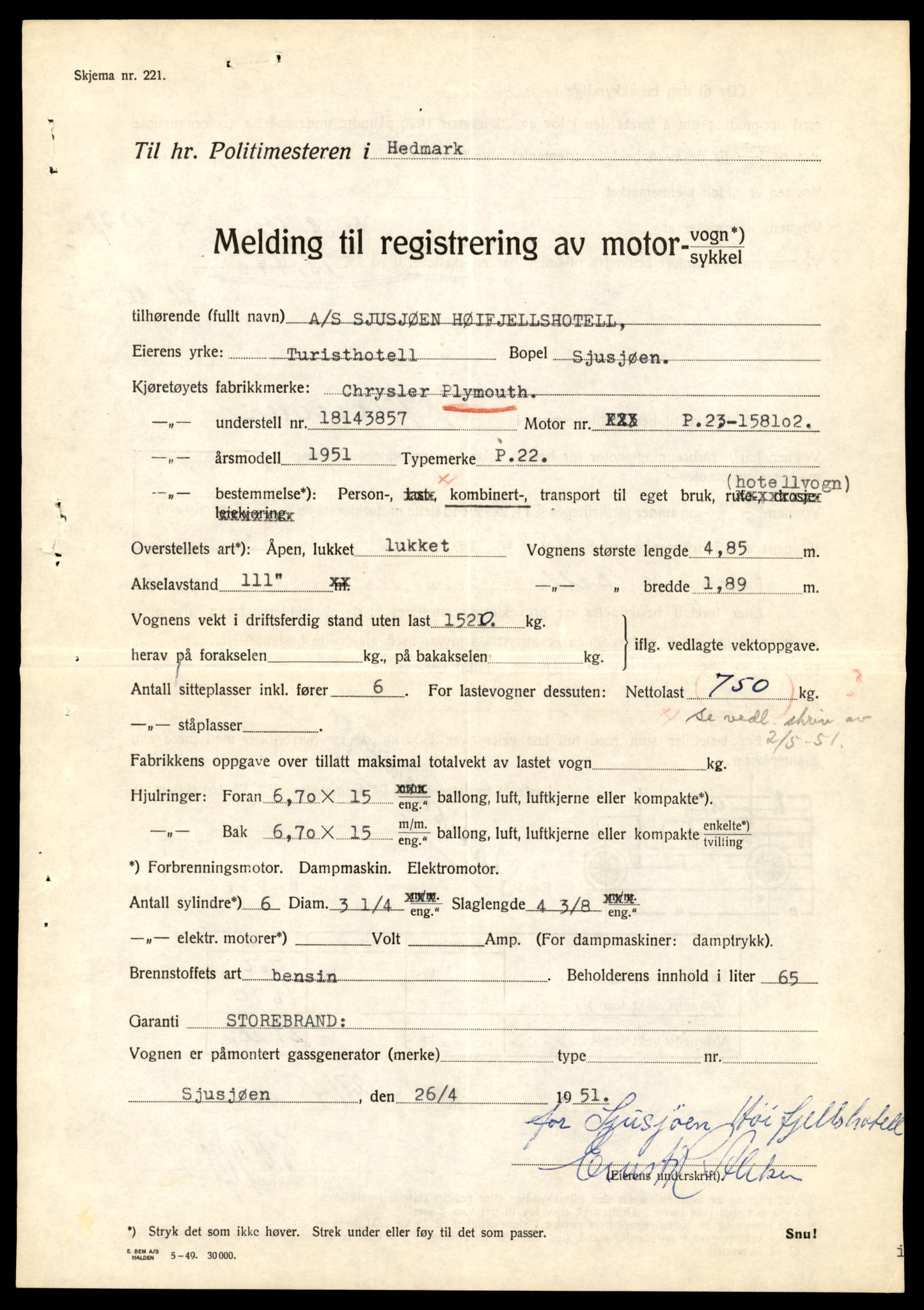 Møre og Romsdal vegkontor - Ålesund trafikkstasjon, AV/SAT-A-4099/F/Fe/L0049: Registreringskort for kjøretøy T 14864 - T 18613, 1927-1998, p. 2327