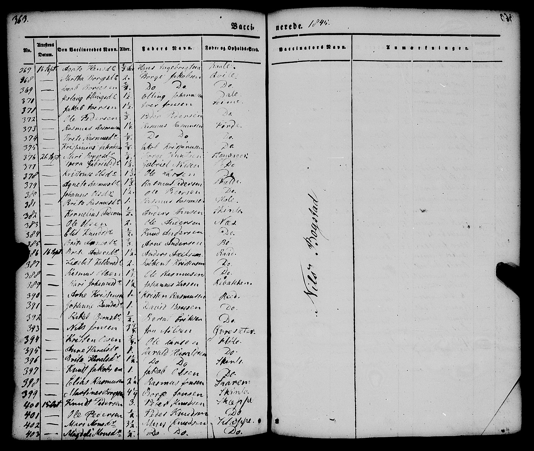 Gloppen sokneprestembete, AV/SAB-A-80101/H/Haa/Haaa/L0008: Parish register (official) no. A 8, 1837-1855, p. 363