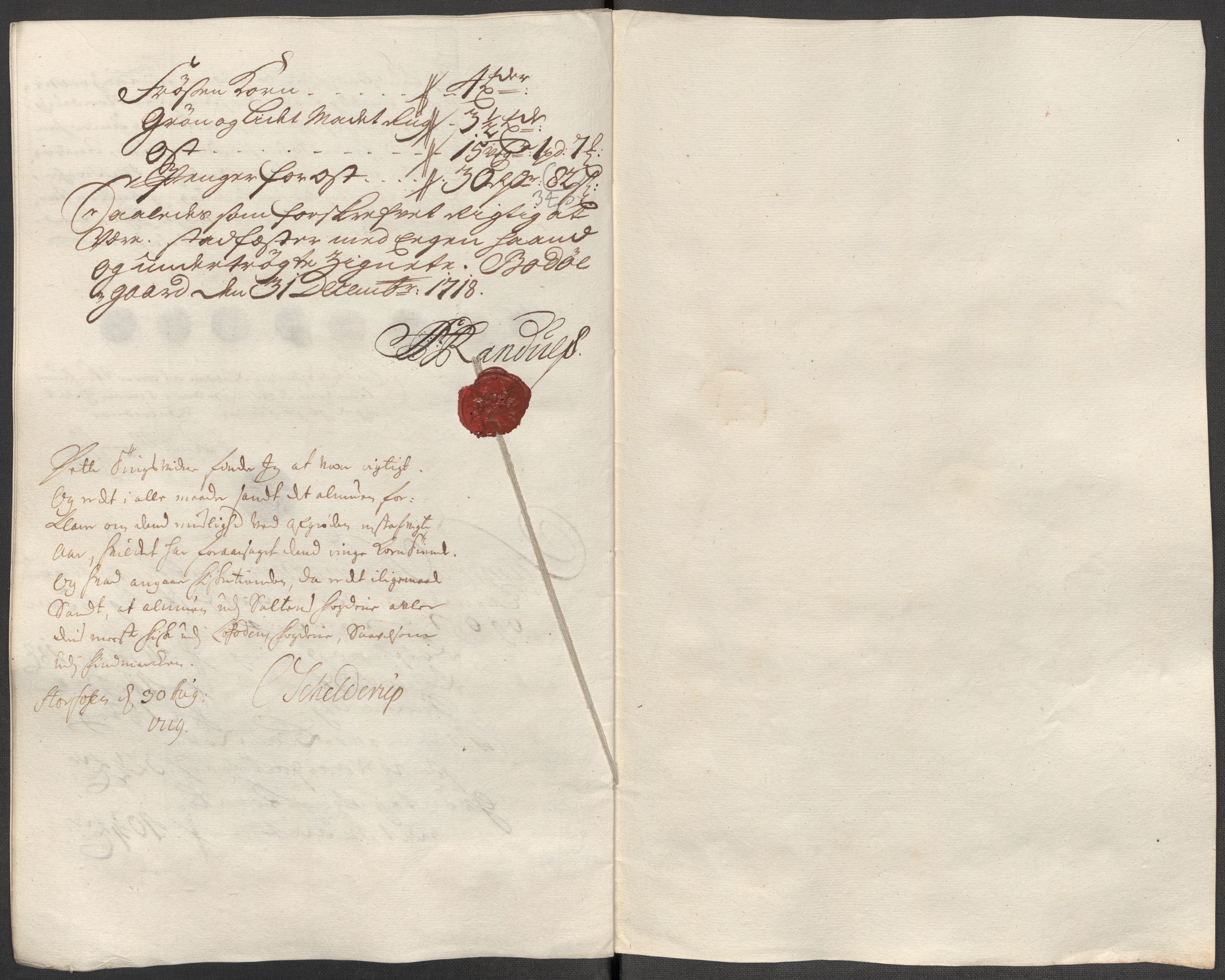 Rentekammeret inntil 1814, Reviderte regnskaper, Fogderegnskap, AV/RA-EA-4092/R66/L4588: Fogderegnskap Salten, 1718, p. 293