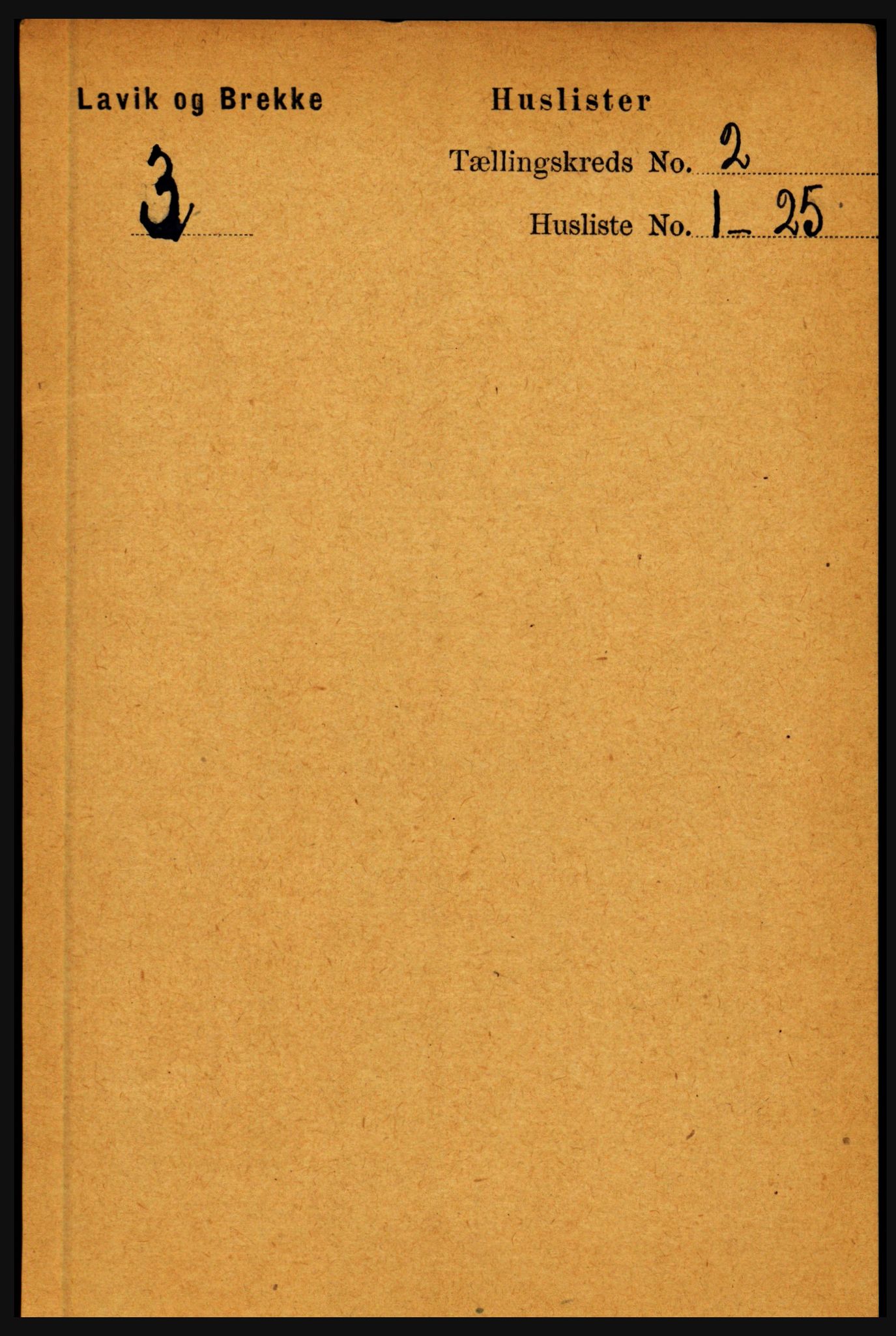 RA, 1891 census for 1415 Lavik og Brekke, 1891, p. 260