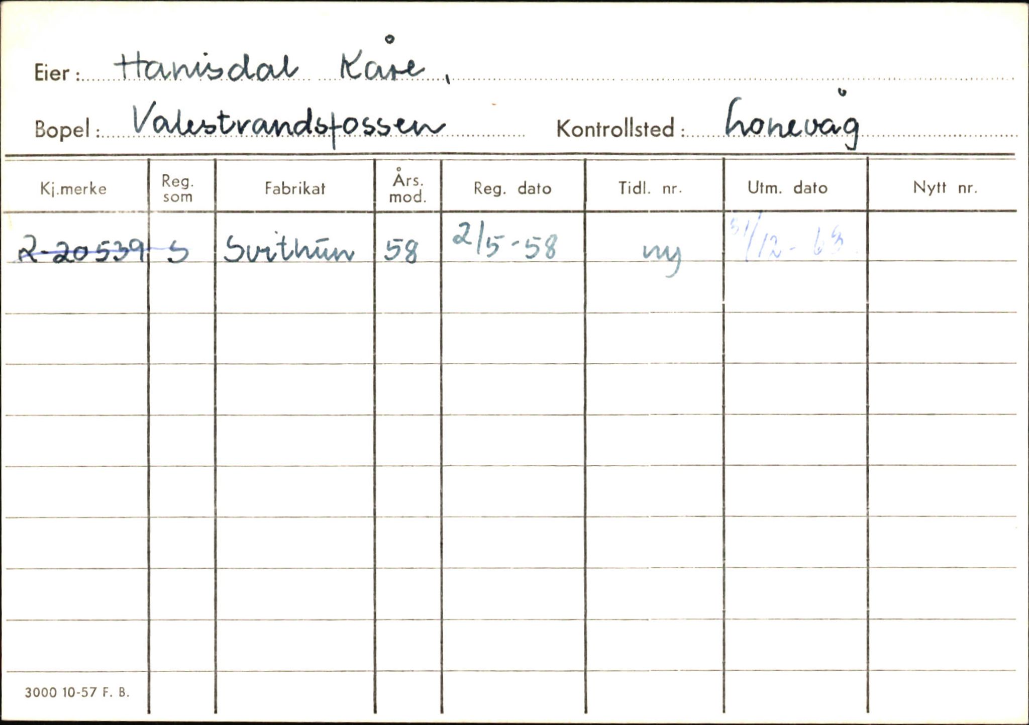 Statens vegvesen, Hordaland vegkontor, AV/SAB-A-5201/2/Ha/L0018: R-eierkort H, 1920-1971, p. 841