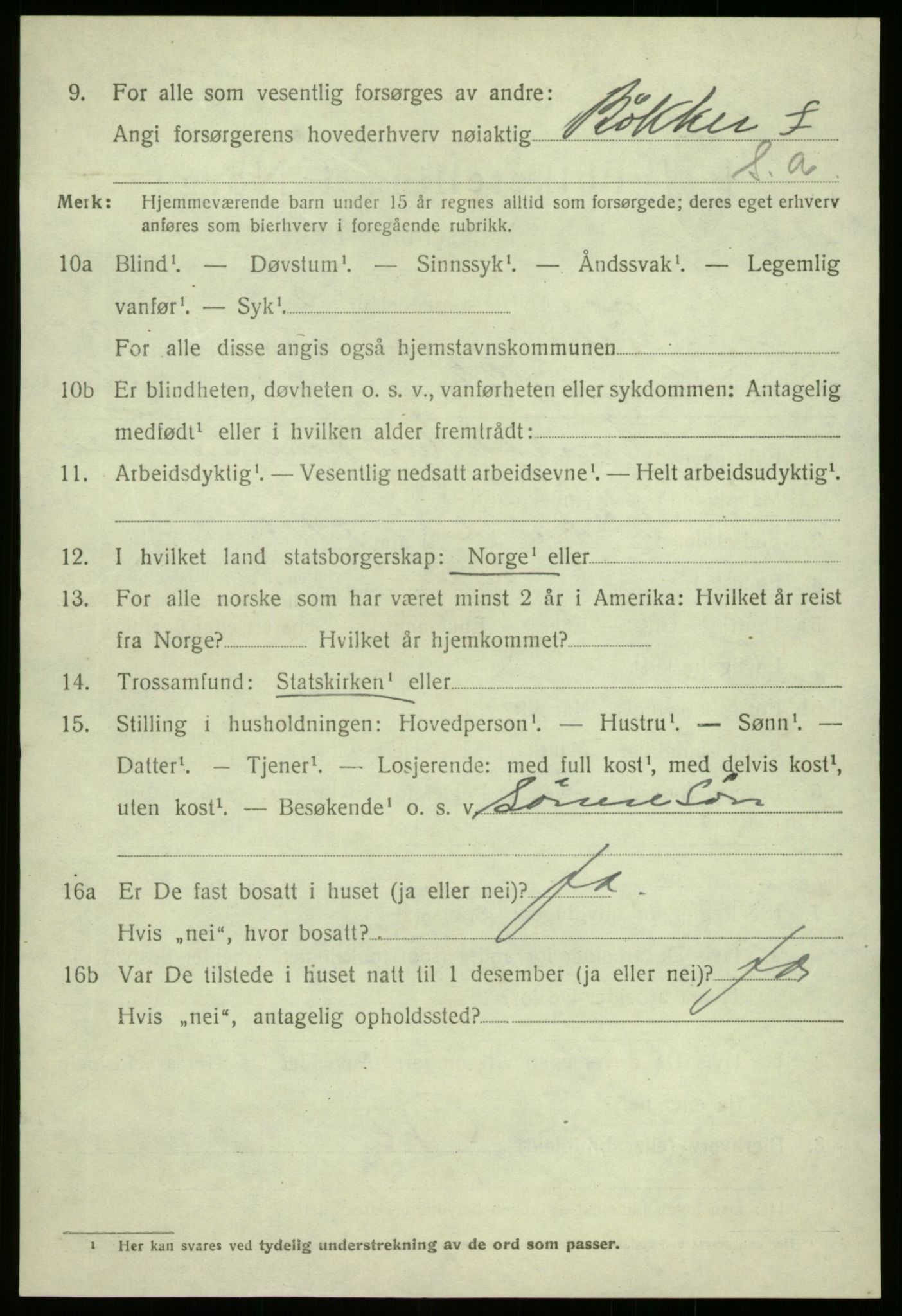 SAB, 1920 census for Fjaler, 1920, p. 4628