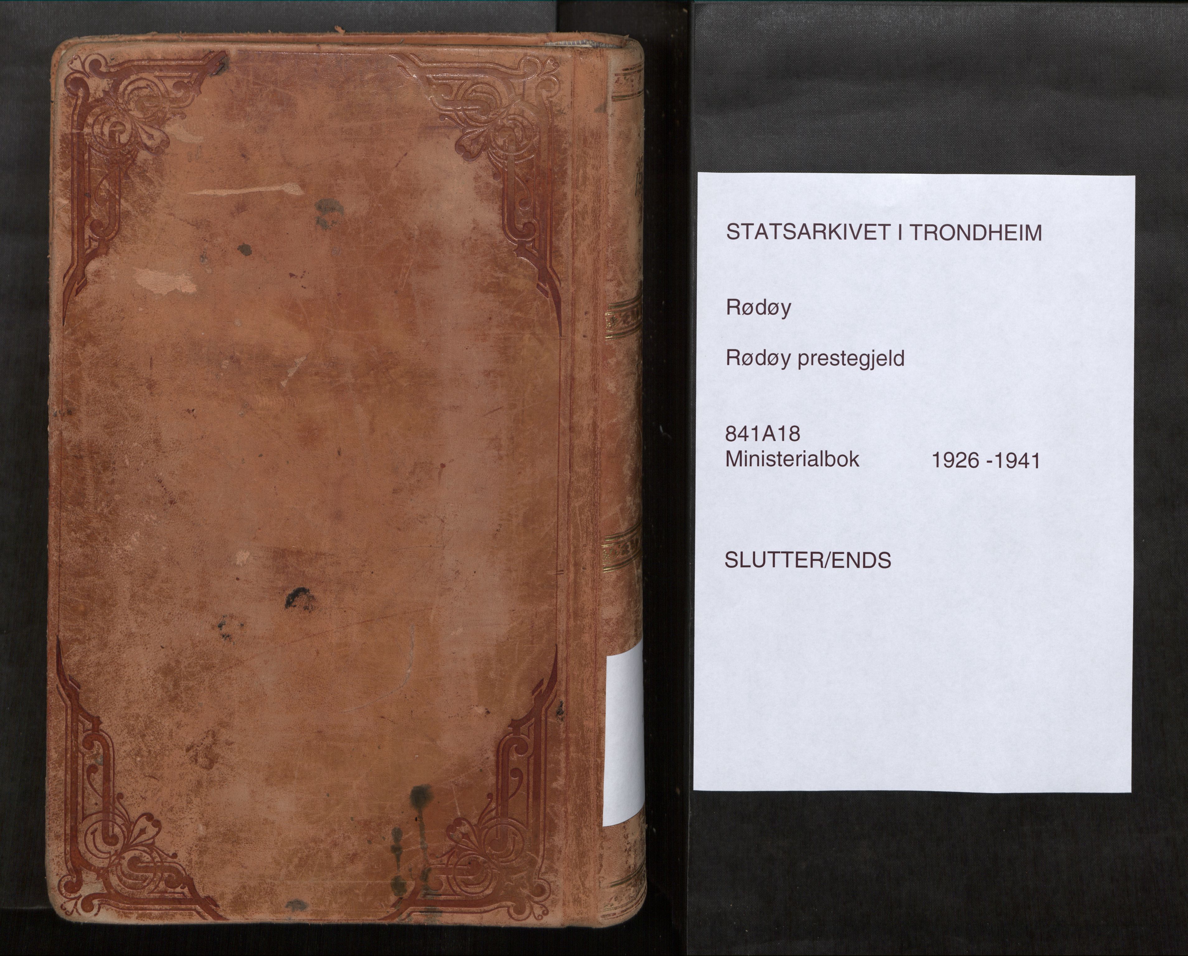 Rødøy sokneprestkontor, SAT/A-4397/2/H/Ha/Haa/L0001: Parish register (official) no. 1, 1926-1941