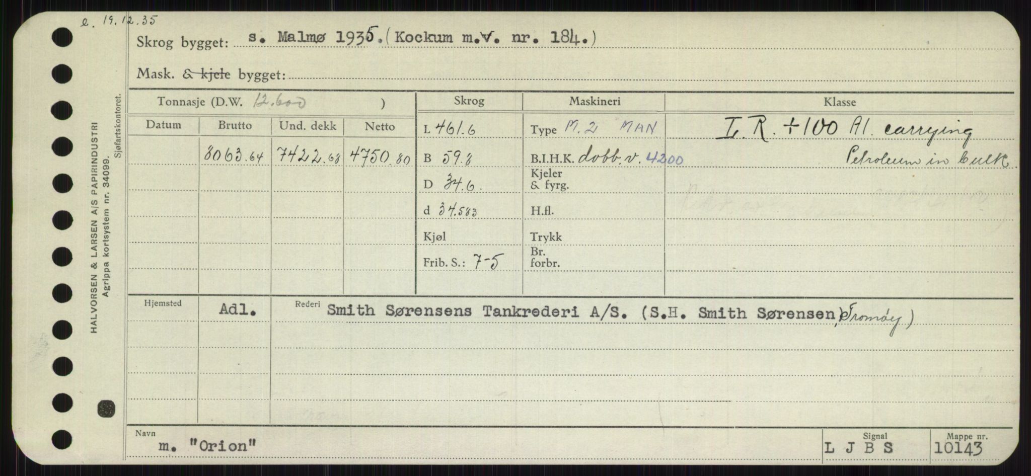 Sjøfartsdirektoratet med forløpere, Skipsmålingen, AV/RA-S-1627/H/Hb/L0004: Fartøy, O-S, p. 39