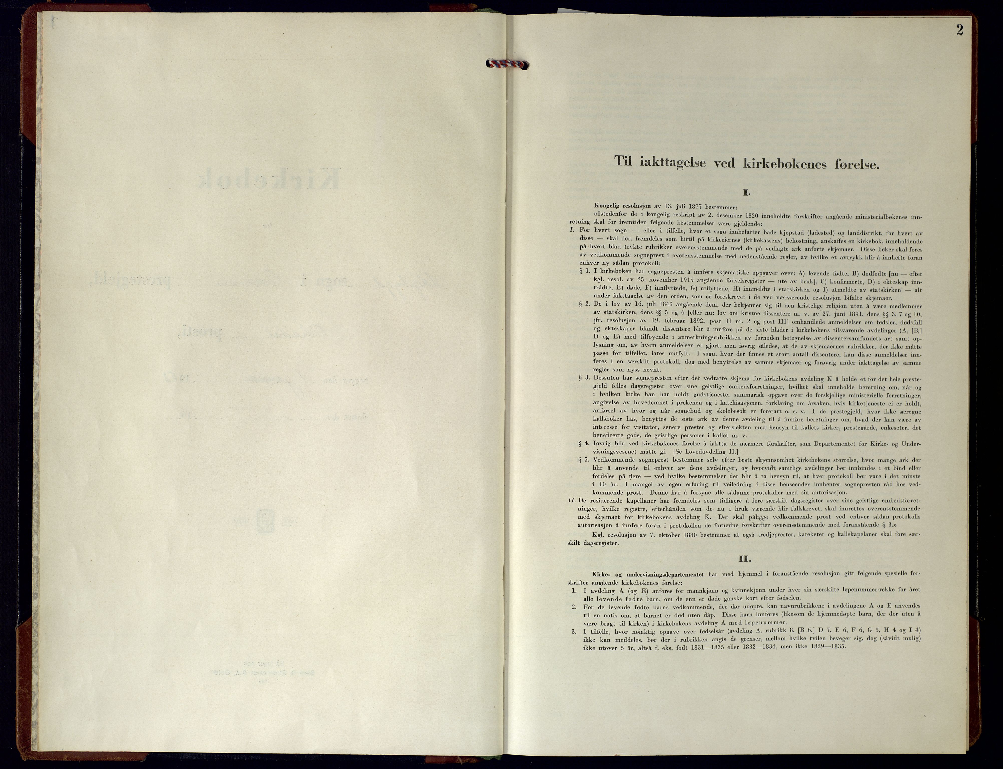 Vågsbygd sokneprestkontor, AV/SAK-1111-0048/F/Fb/L0001: Parish register (copy) no. B-1, 1952-1967, p. 2