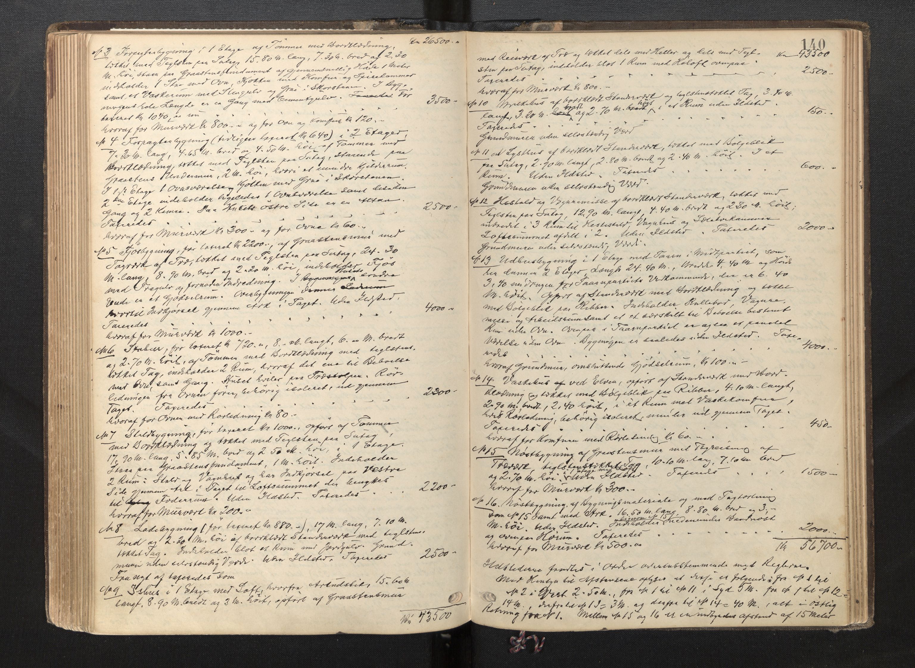 Lensmannen i Fana, AV/SAB-A-31801/0012/L0005: Branntakstprotokoll, 1899-1914, p. 139b-140a