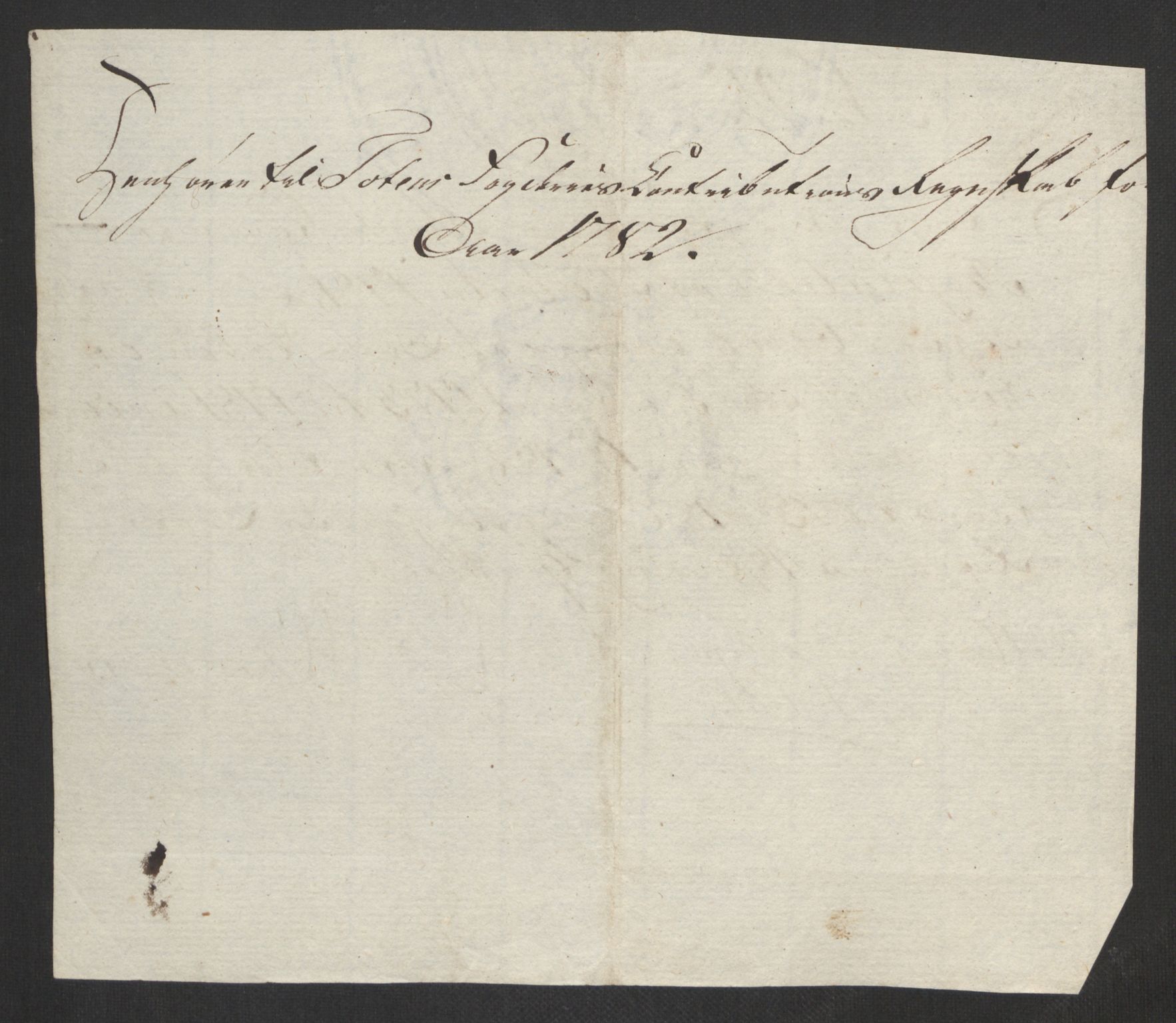 Rentekammeret inntil 1814, Reviderte regnskaper, Fogderegnskap, AV/RA-EA-4092/R19/L1369: Fogderegnskap Toten, Hadeland og Vardal, 1782, p. 300