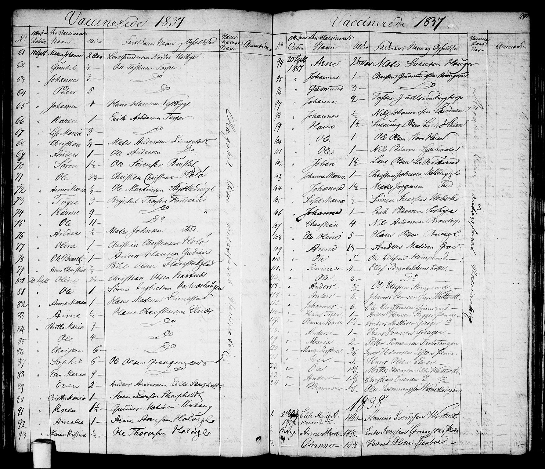 Rakkestad prestekontor Kirkebøker, SAO/A-2008/F/Fa/L0007: Parish register (official) no. I 7, 1825-1841, p. 297