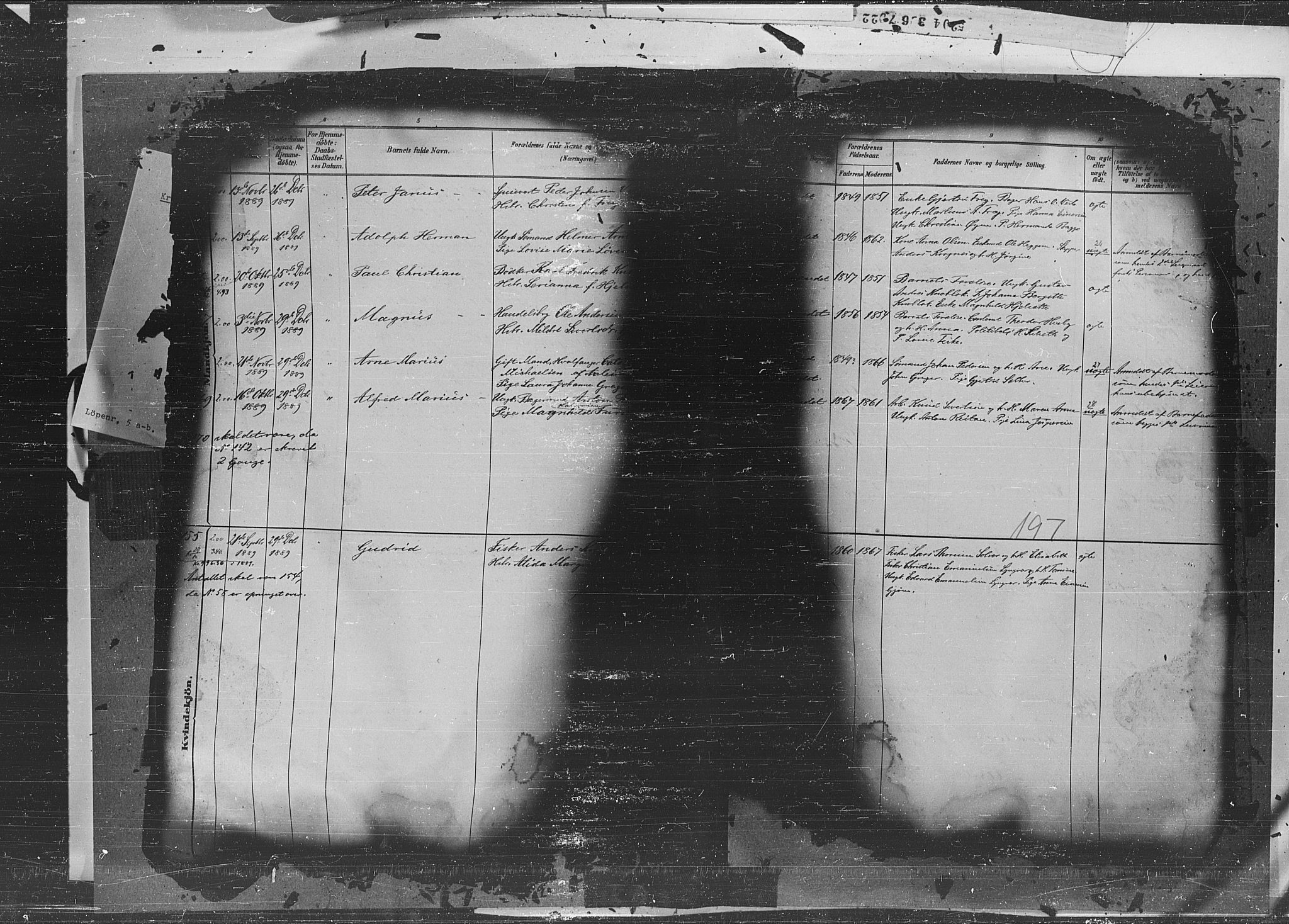 Ministerialprotokoller, klokkerbøker og fødselsregistre - Møre og Romsdal, AV/SAT-A-1454/572/L0851: Parish register (official) no. 572A14, 1880-1897, p. 197