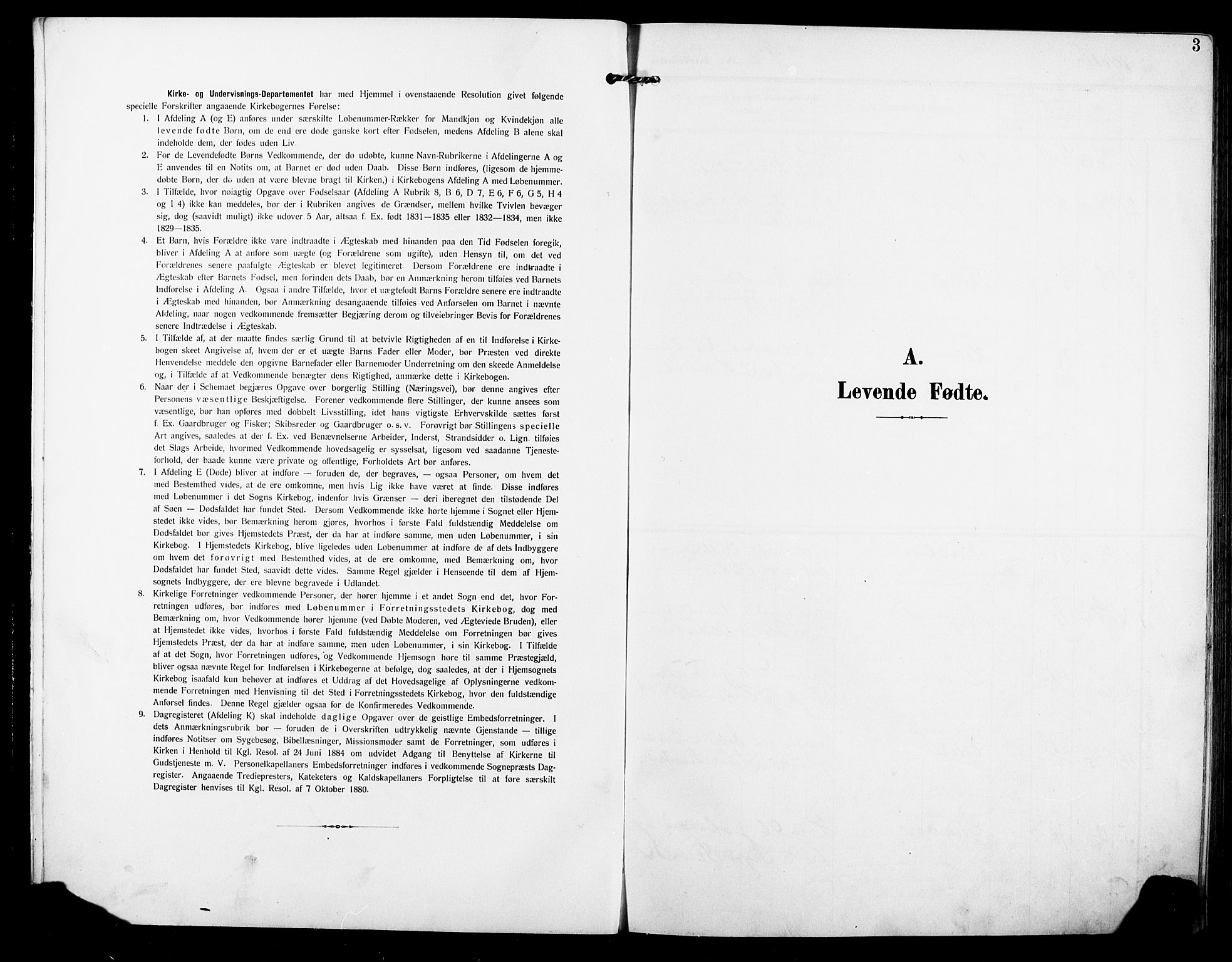 Rollag kirkebøker, SAKO/A-240/G/Ga/L0005: Parish register (copy) no. I 5, 1904-1932, p. 3