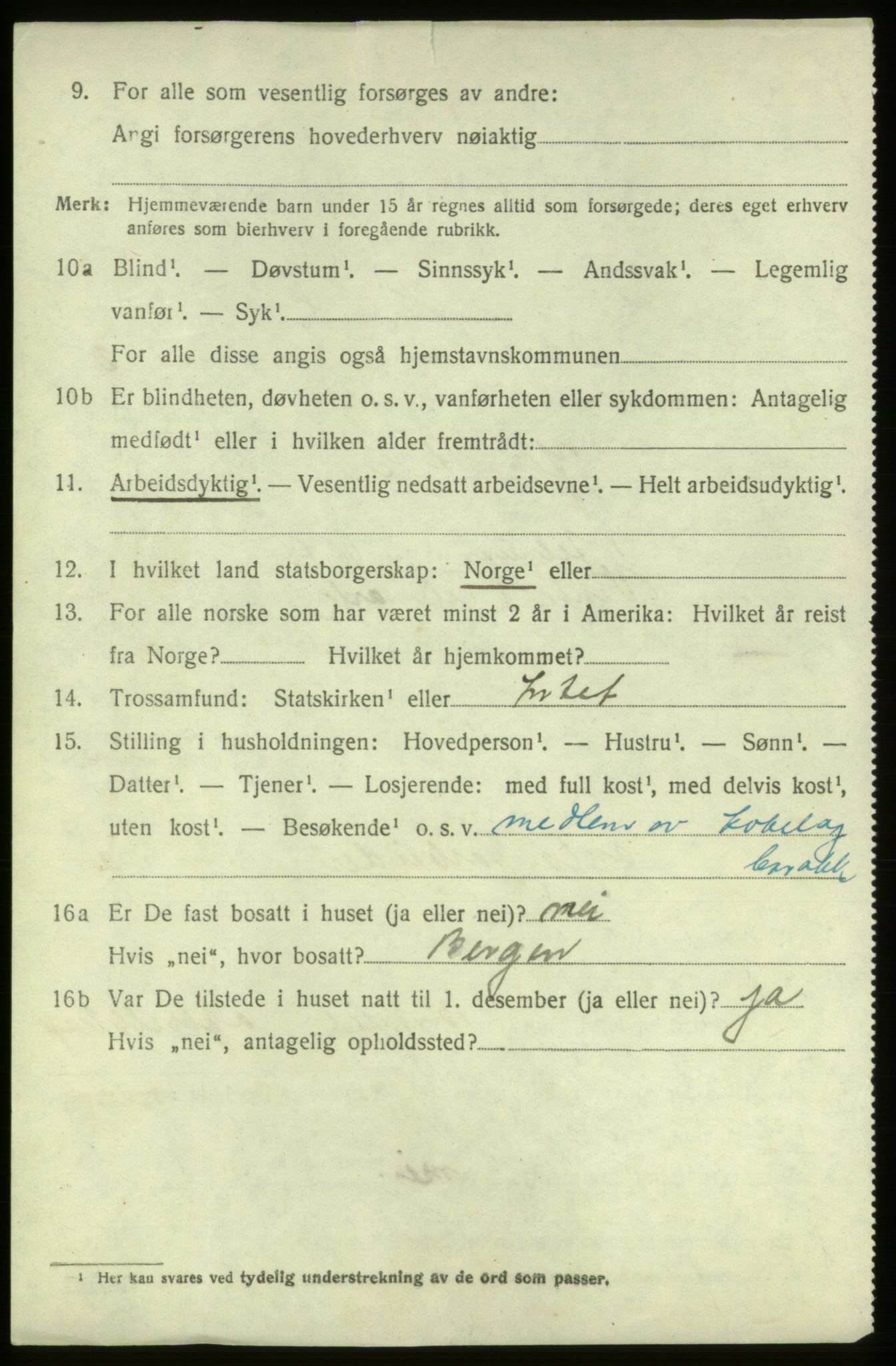 SAB, 1920 census for Stord, 1920, p. 1768