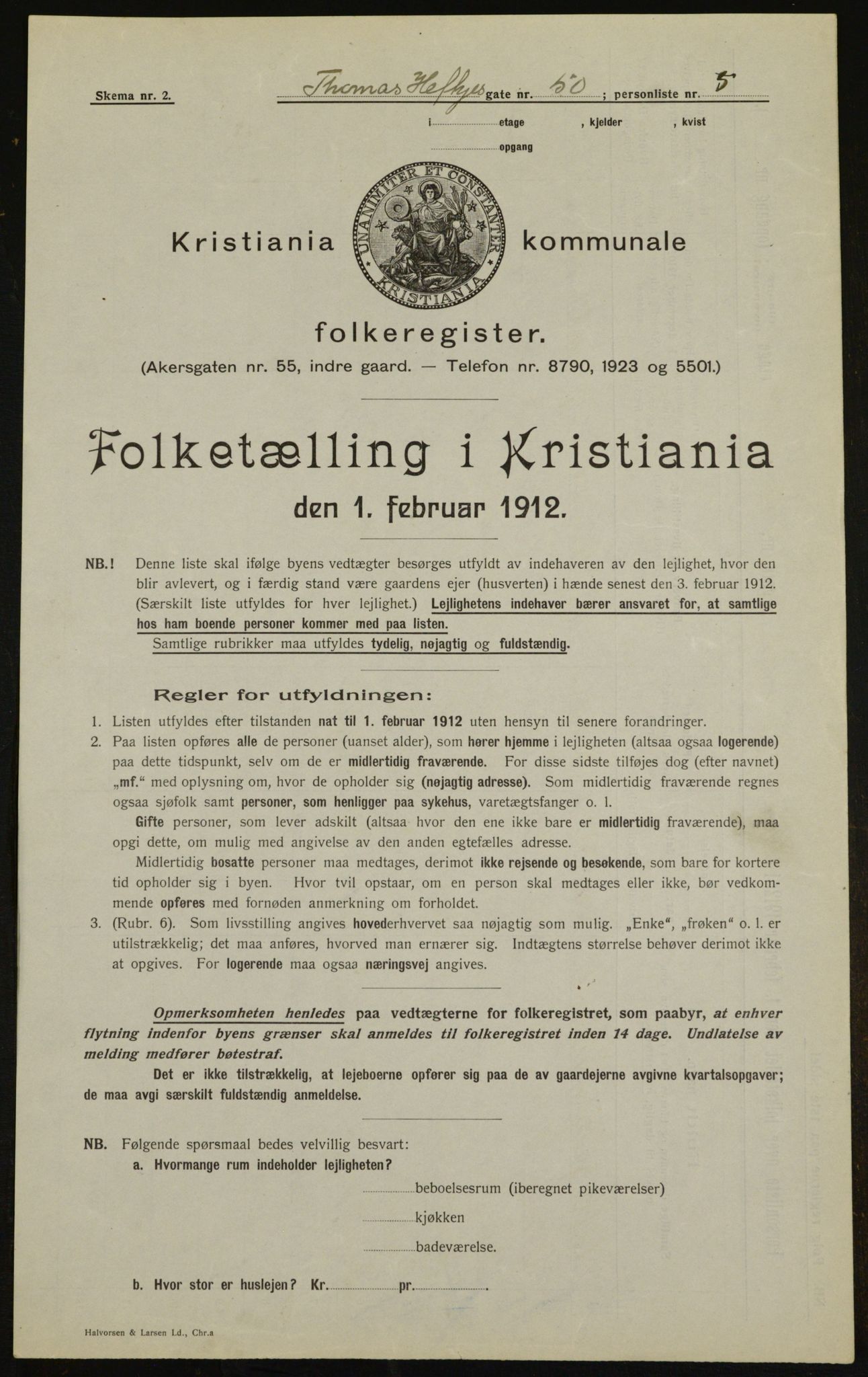 OBA, Municipal Census 1912 for Kristiania, 1912, p. 109209