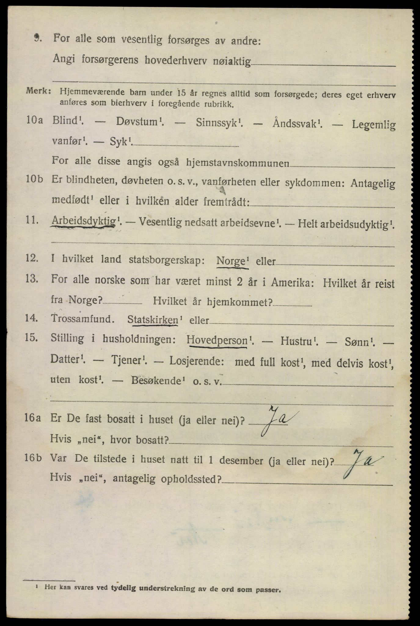 SAKO, 1920 census for Stokke, 1920, p. 5921